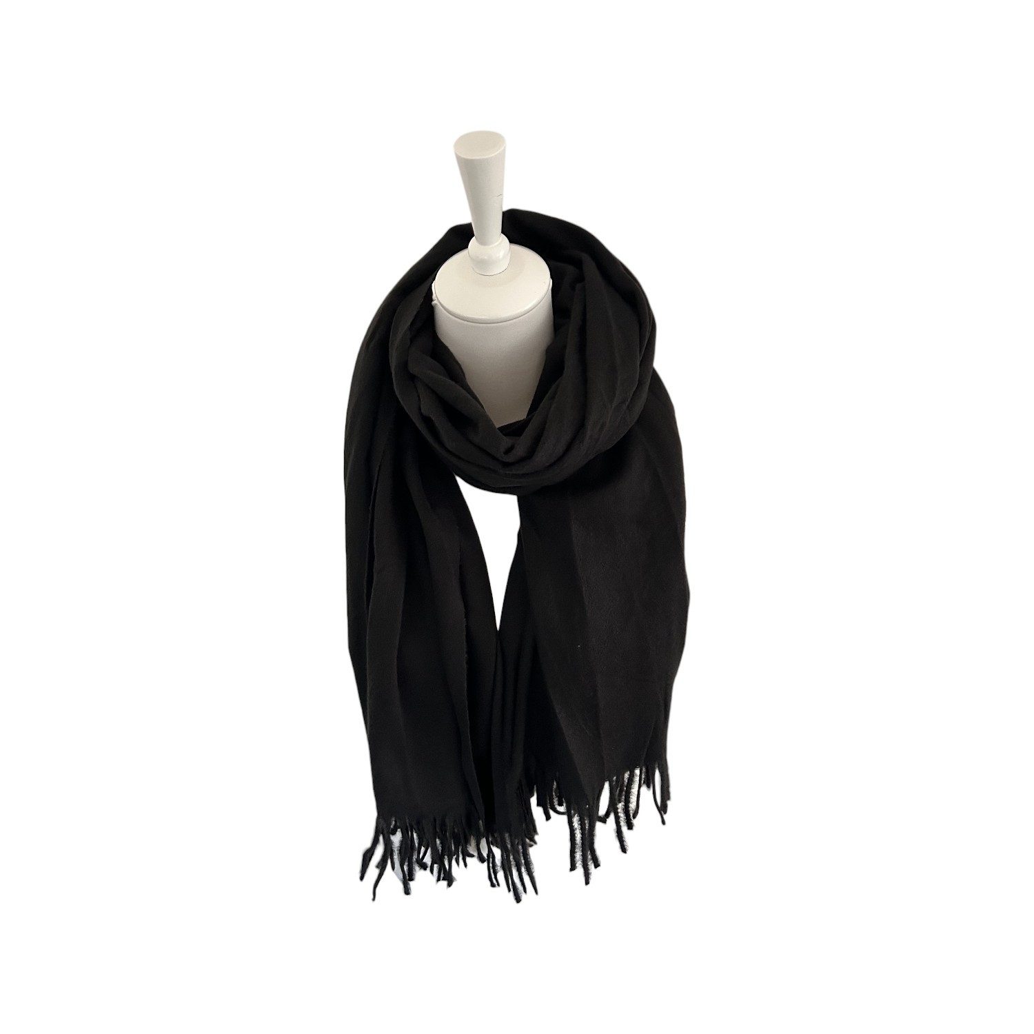 Schal Winter Damen Fransenschal