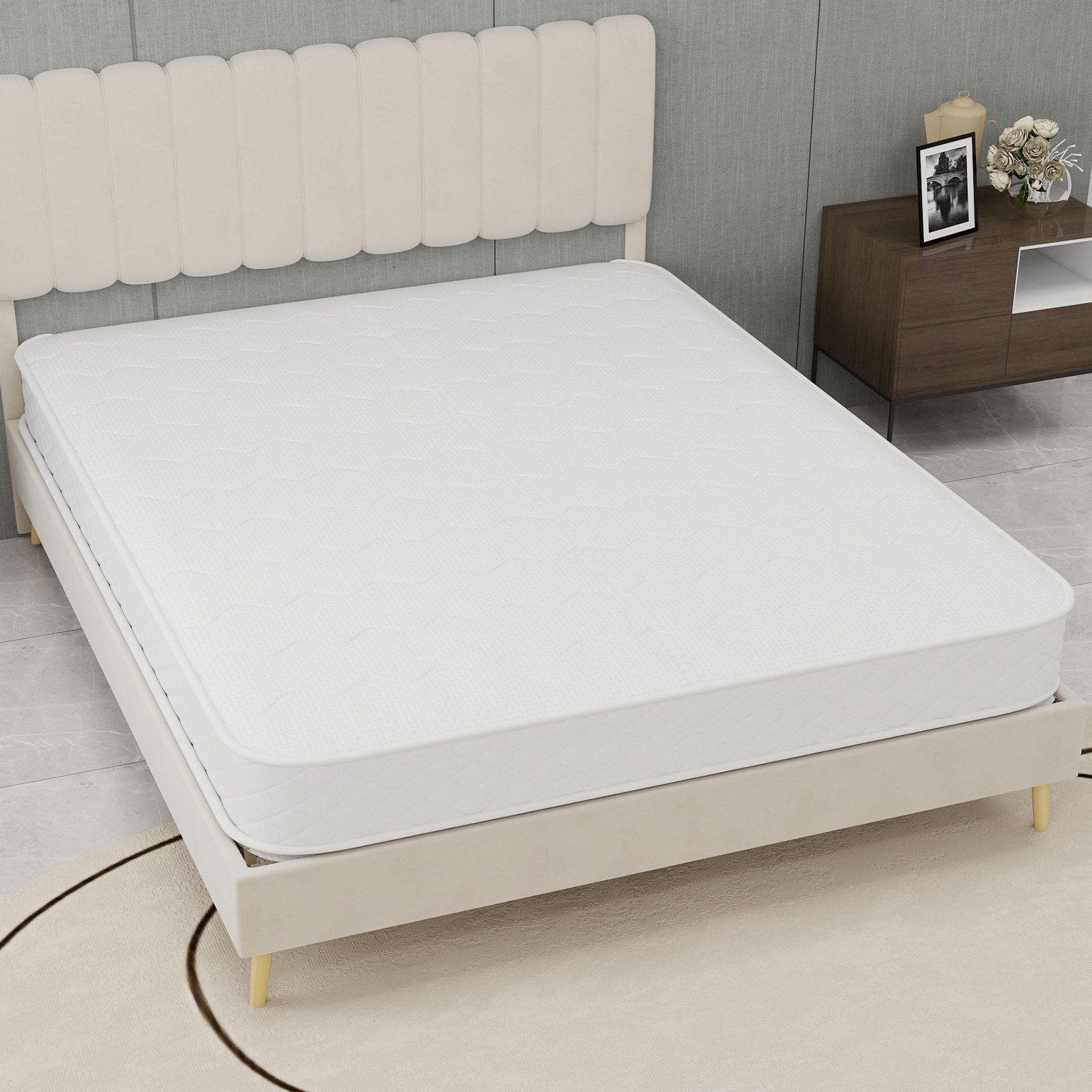 Beistellbett-Matratzen 3D Breathable Mattress, Matratze 140x200 cm, 160x200 cm, ANYSUN, (Set, 1-tlg Fur Seiten/Rucken und Bauchschlafer), Matratze in 140x200, 160x200 cm