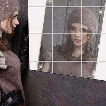Juoungle Wandtattoo Abnehmbare Spiegel-Fassung Wandaufkleber DIY Dekoration für zu Hause
