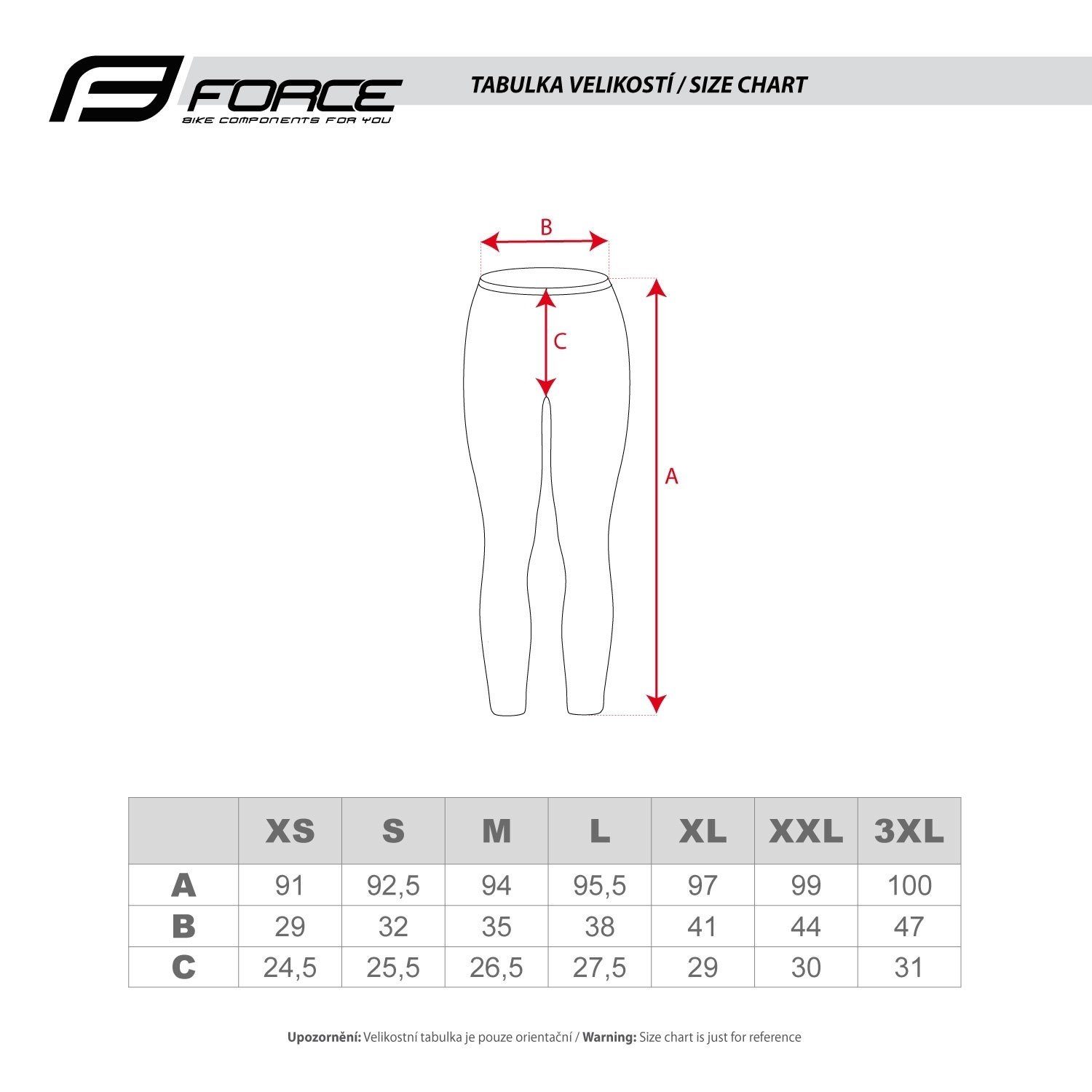 FORCE Fahrradhose Legging Termohose FORCE Z68 in schwarz 0 °C bis +10 °C
