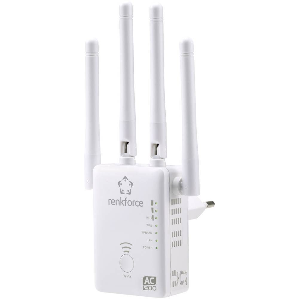 Renkforce AC1200 Dualband WLAN-Repeater WLAN-Router/Repeater/AP