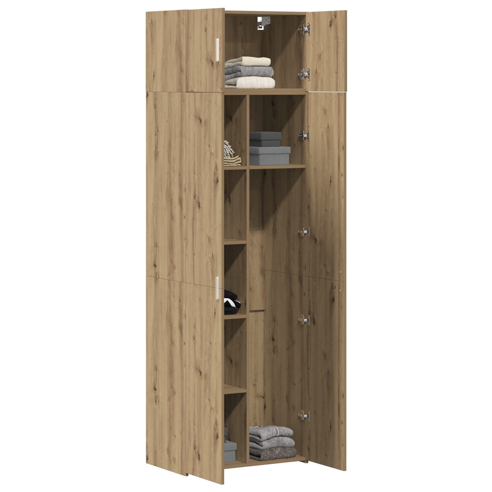 vidaXL Sideboard Stauraumschrank Artisan Eiche 70x42,5x225 günstig online kaufen