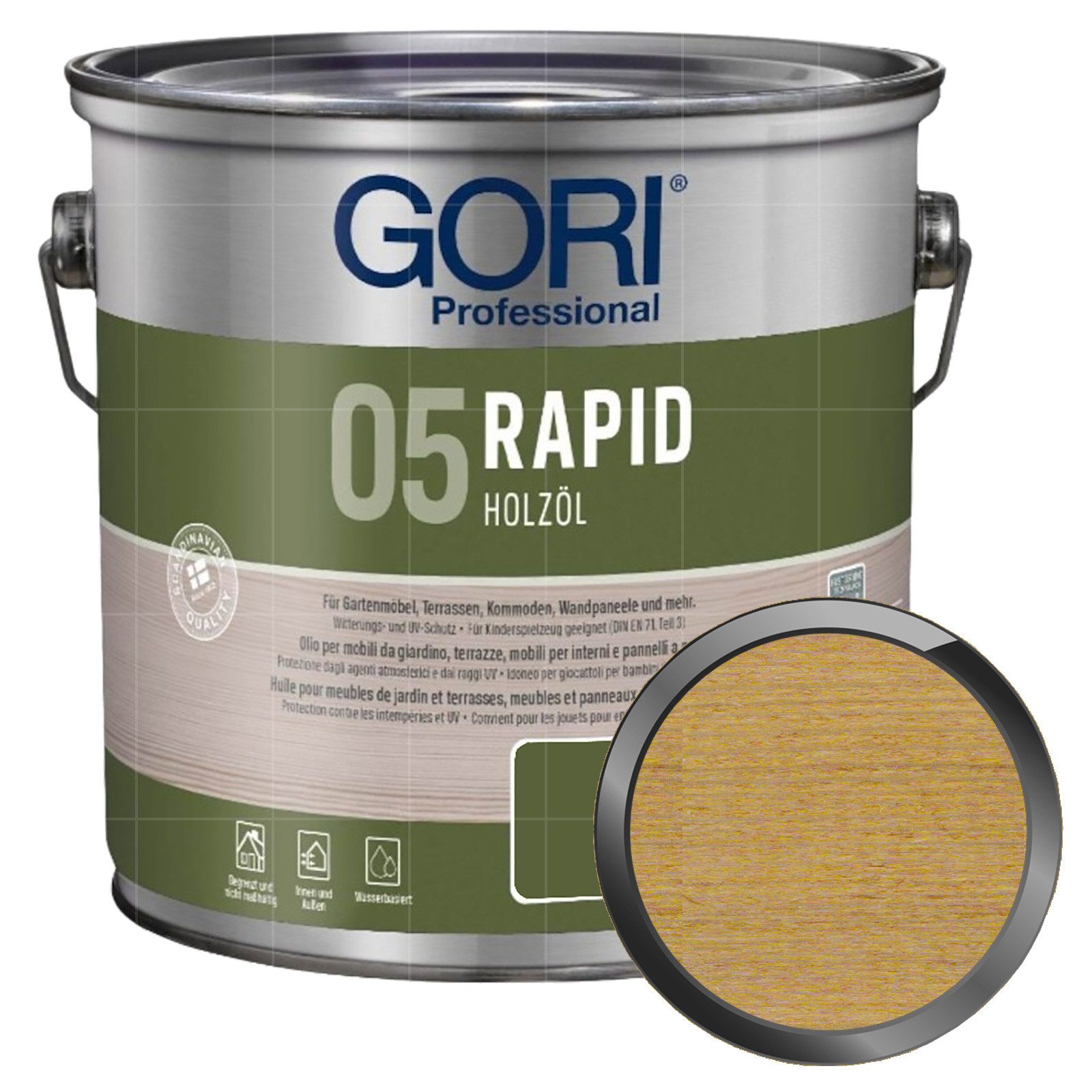 GORI Holzöl 05 Rapid Holzöl - 2.5 Ltr