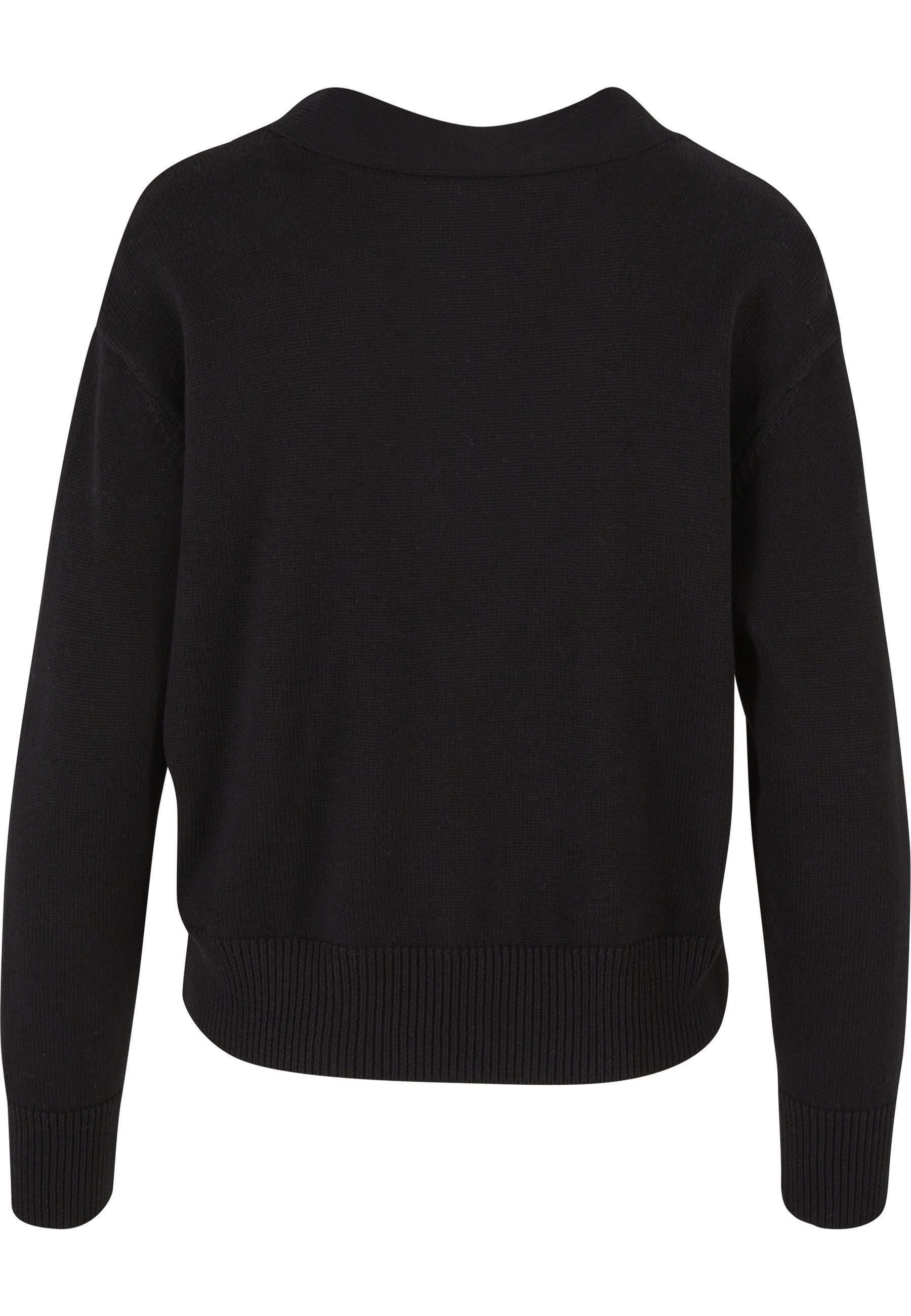 URBAN CLASSICS Strickjacke Urban Classics Damen Ladies Rib Cardigan (1-tlg)