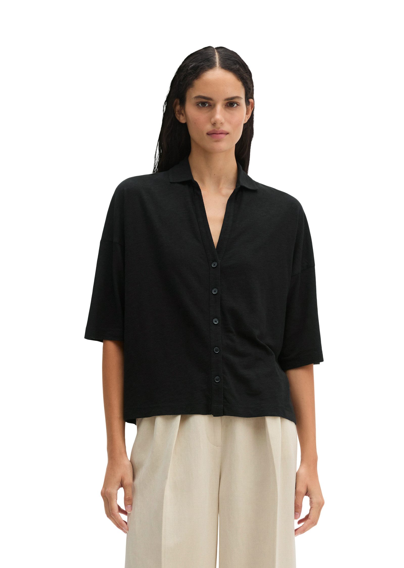 Marc O'Polo Langarmshirt mit LENZING™ ECOVERO™