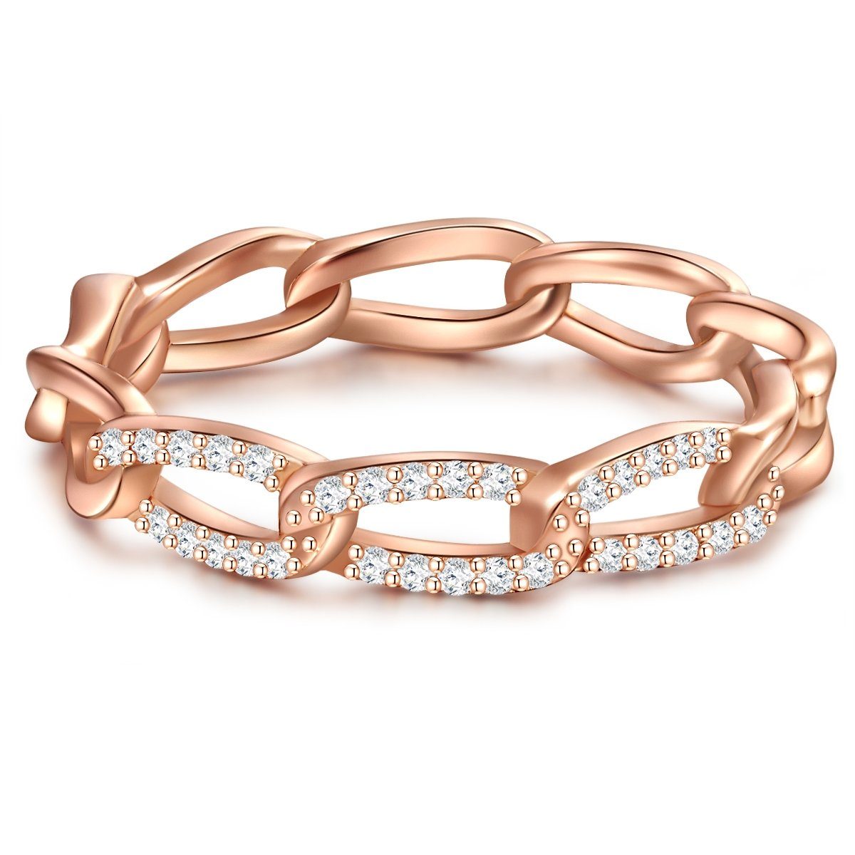 Glanzstücke München Silberring rosegold, aus Sterling günstig online kaufen