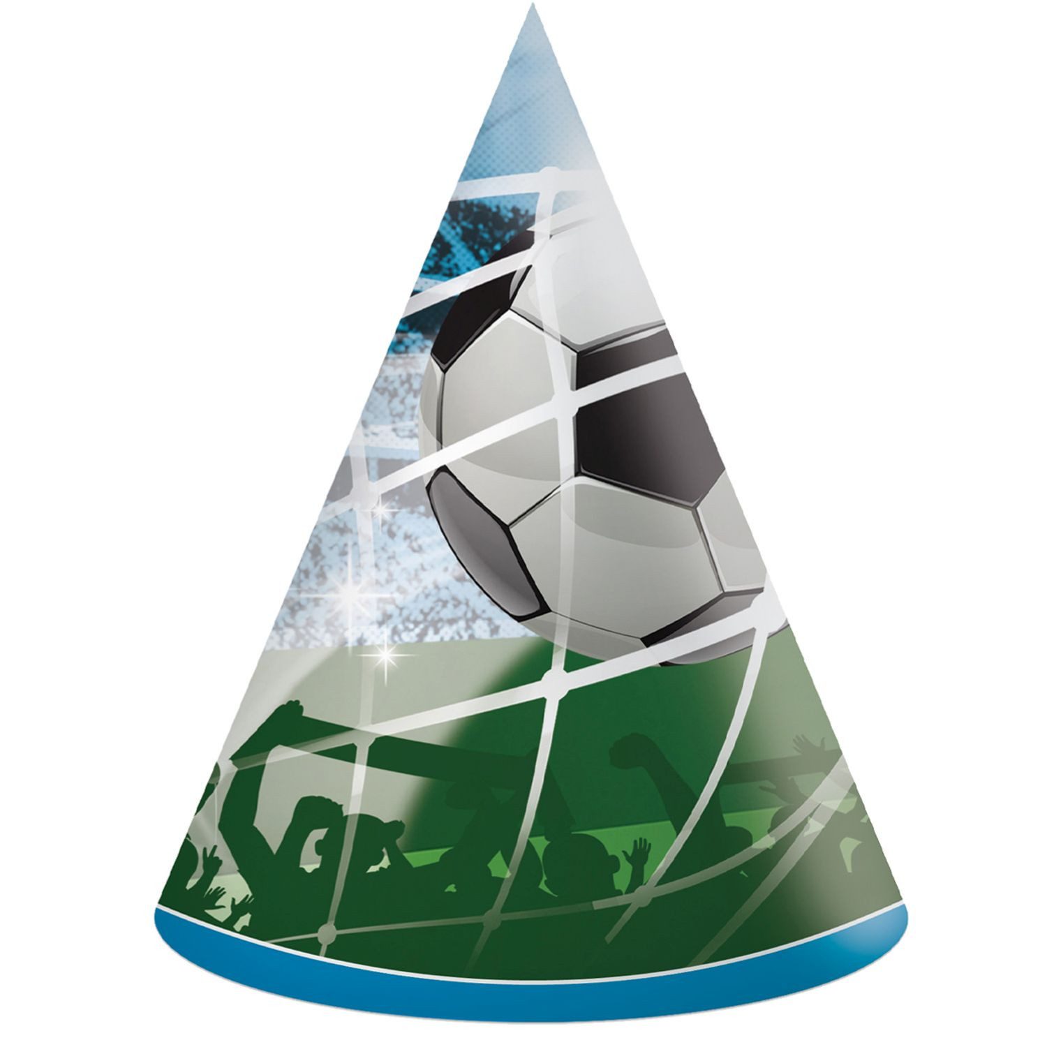 Procos Hängedekoration Partyhüte Fußball, 6 Stück FSC