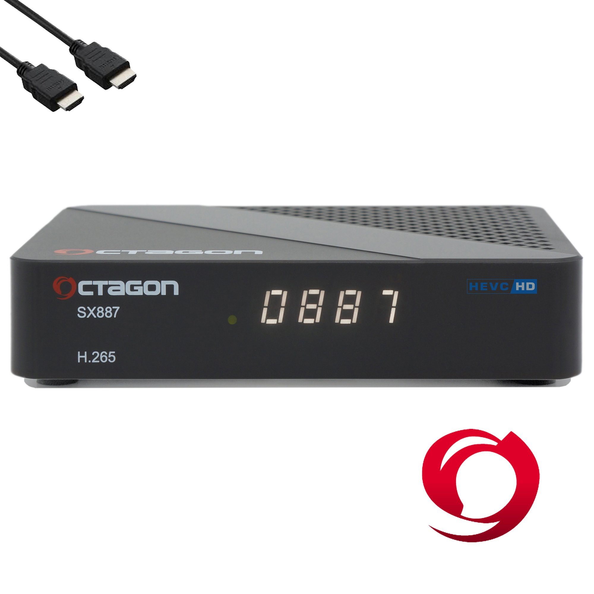 Streaming-Box IPTV Smart Box HD HEVC H.265 SX887 OCTAGON IP