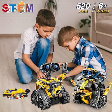 autolock RC-Roboter Technik Ferngesteuert Roboter,3-in-1 Roboticset,Bauspielzeug, mit App-Fernsteuerung,Wall-Roboter/Technik-Roboter/Mech Dinosaurier