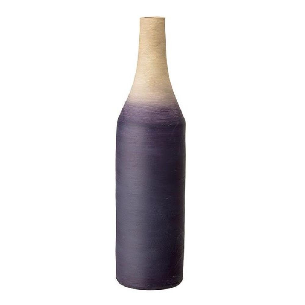 Bloomingville Dekovase Deco-Vase Terracotta Blau-Beige