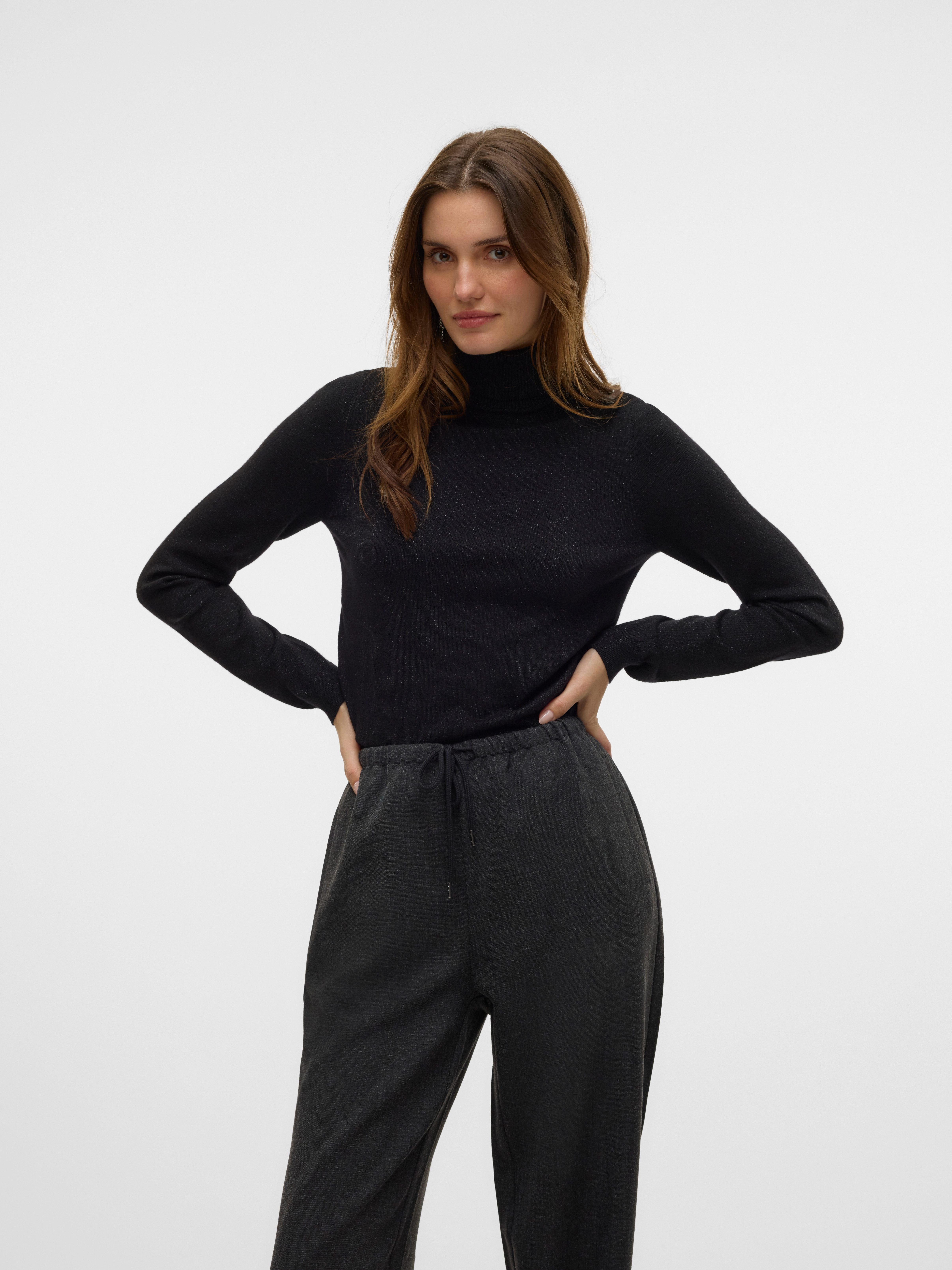Vero Moda Rollkragenpullover VMHAPPYSHINE LS ROLLNECK günstig online kaufen
