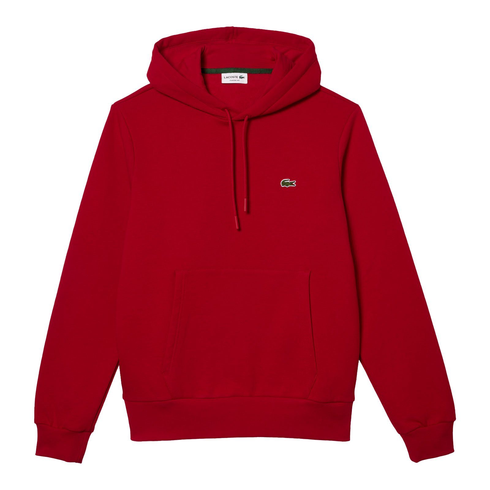 Aus hochwertigen Sweatshirt gefertigt (1-tlg), Baumwollmischung Hoodie einer Lacoste Herren