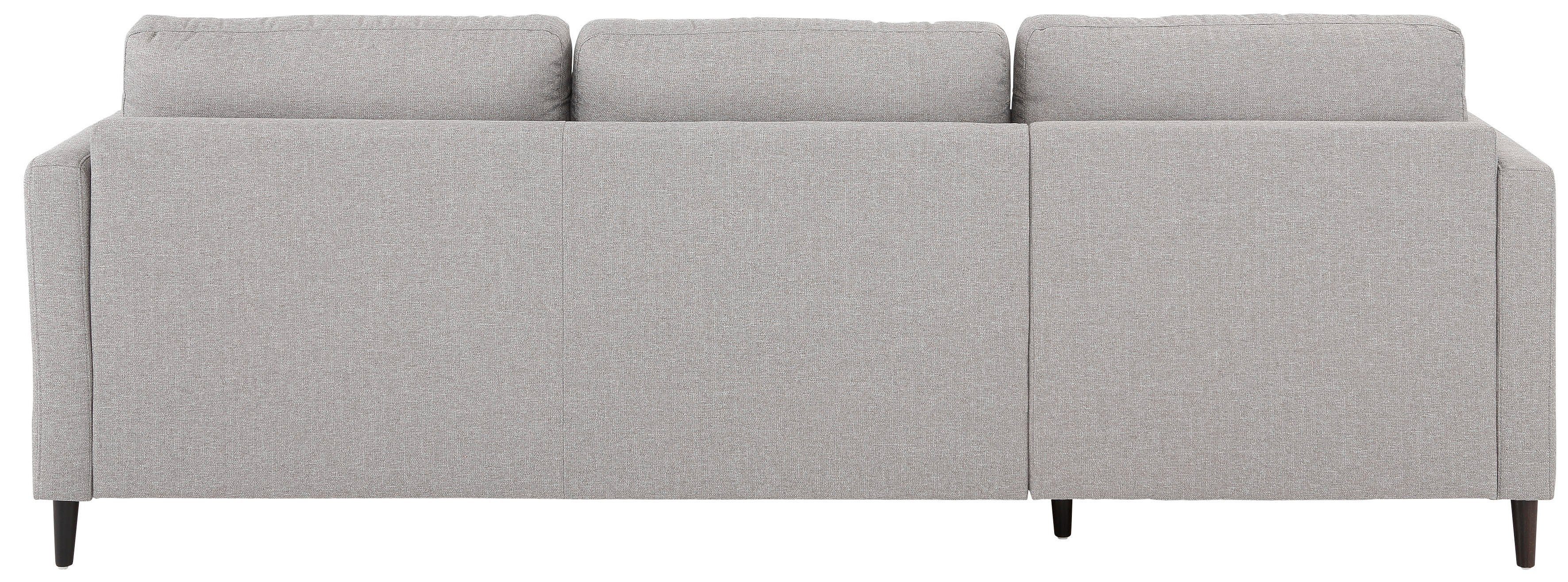 INOSIGN mit Bettfunktion Ecksofa Livia, auch inklusive Zierkissenrollen,