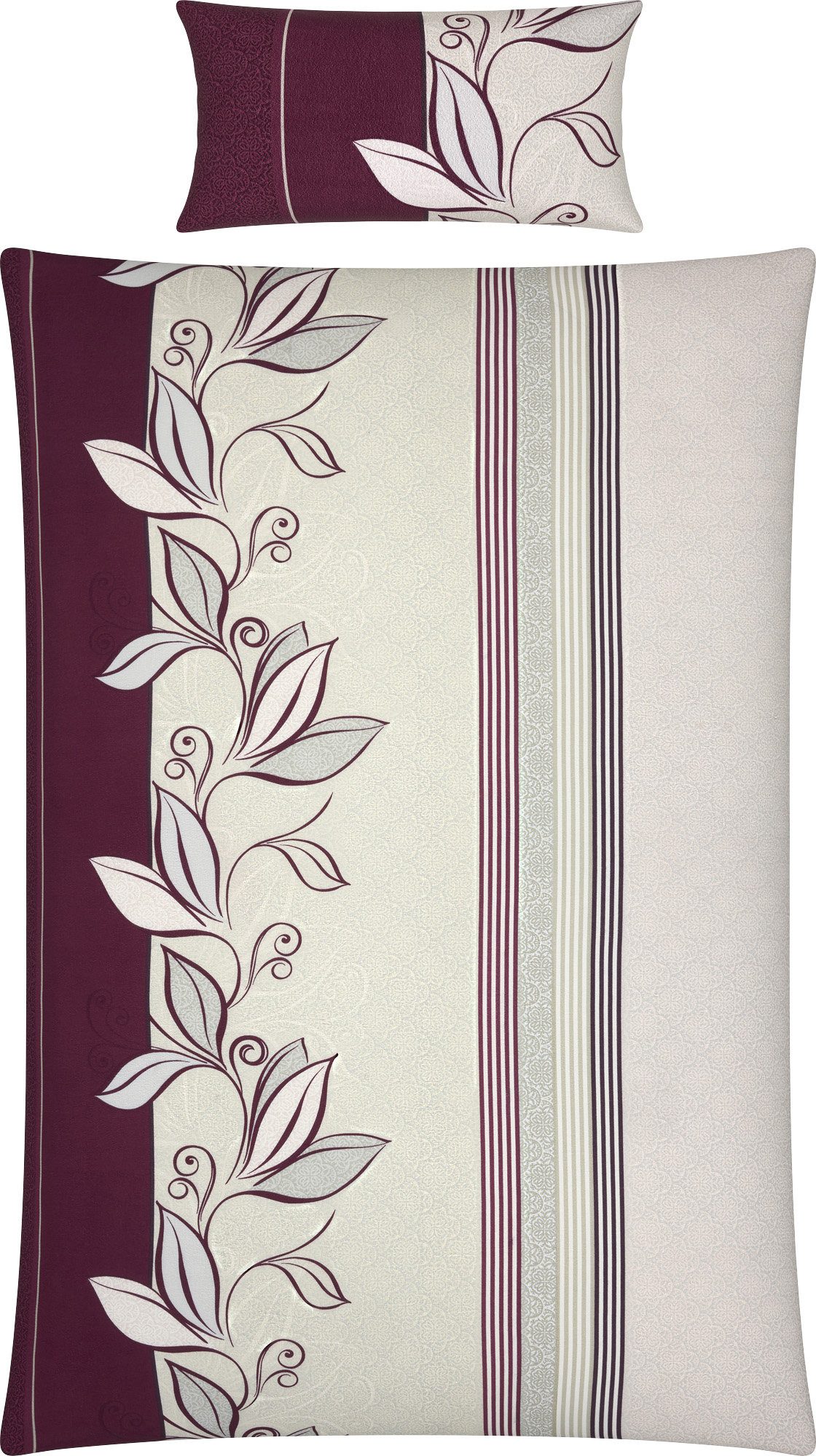 REDBEST Bettwäsche Bettwäsche, Biber, Flanell Streifen günstig online kaufen