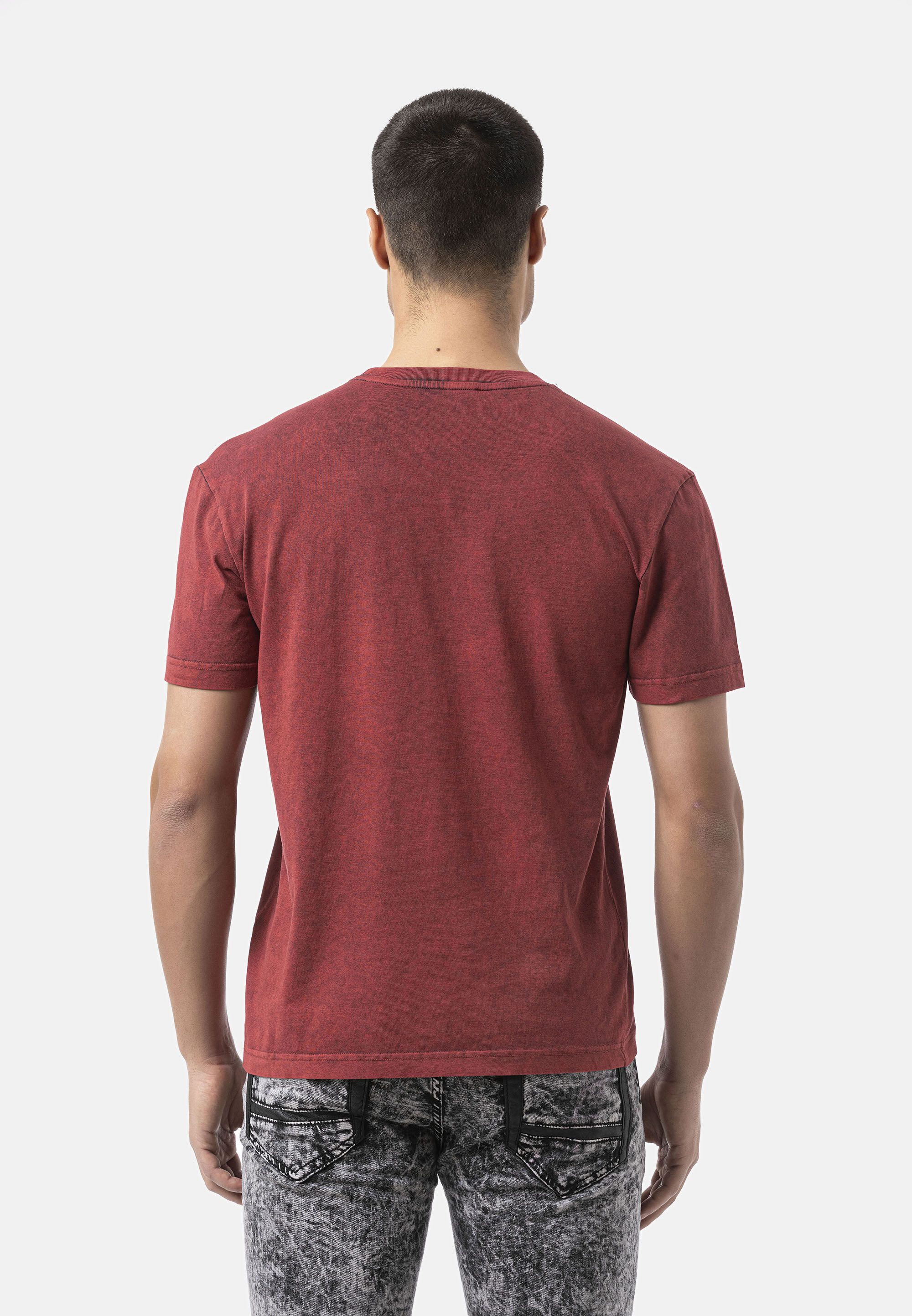 Cipo & Baxx T-Shirt CT808 Charakteristische Waschung (Yıkama)