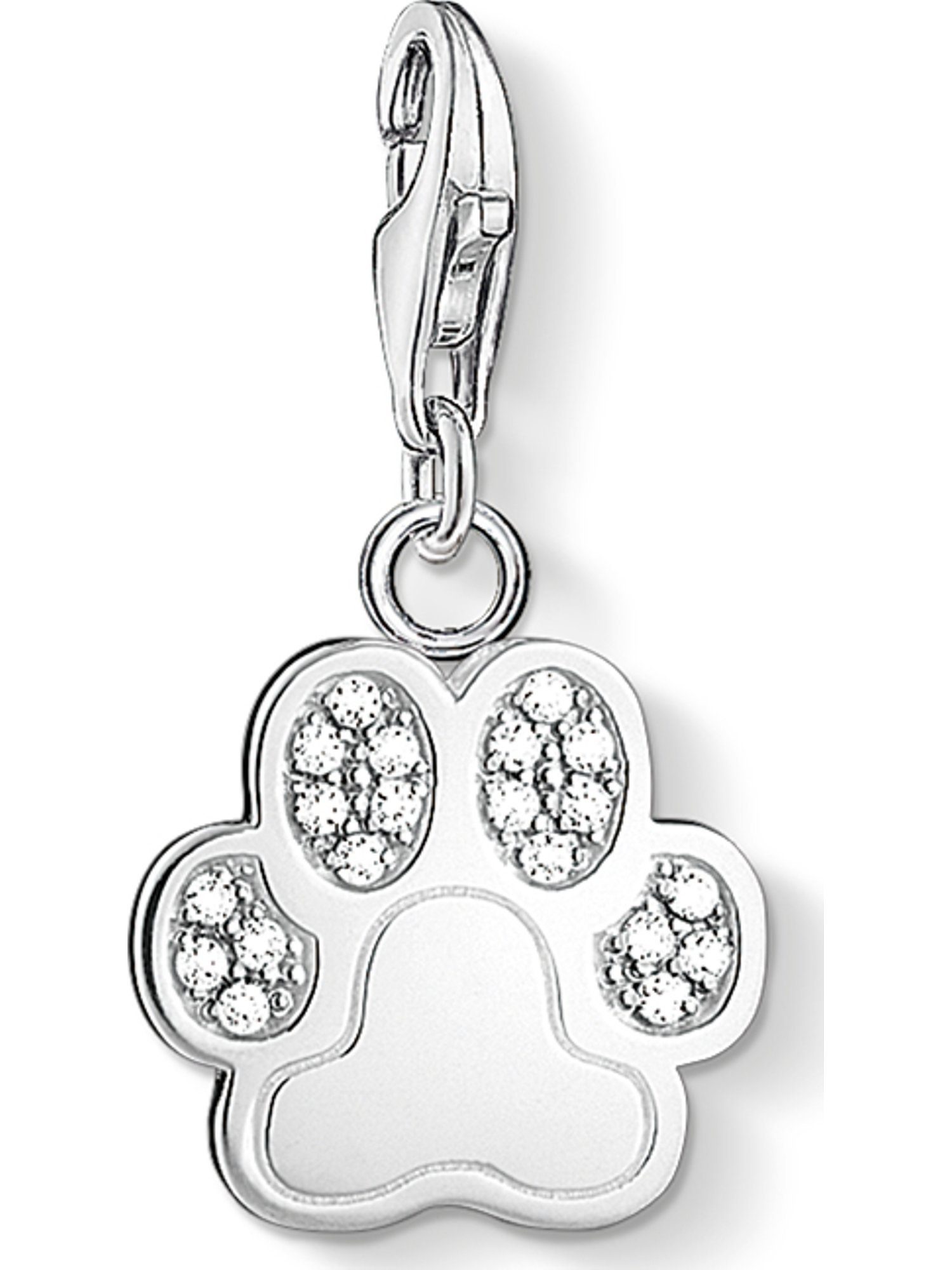 THOMAS SABO Kettenanhänger Thomas Sabo Damen-Charm 925er Silber 18 Zirkonia günstig online kaufen