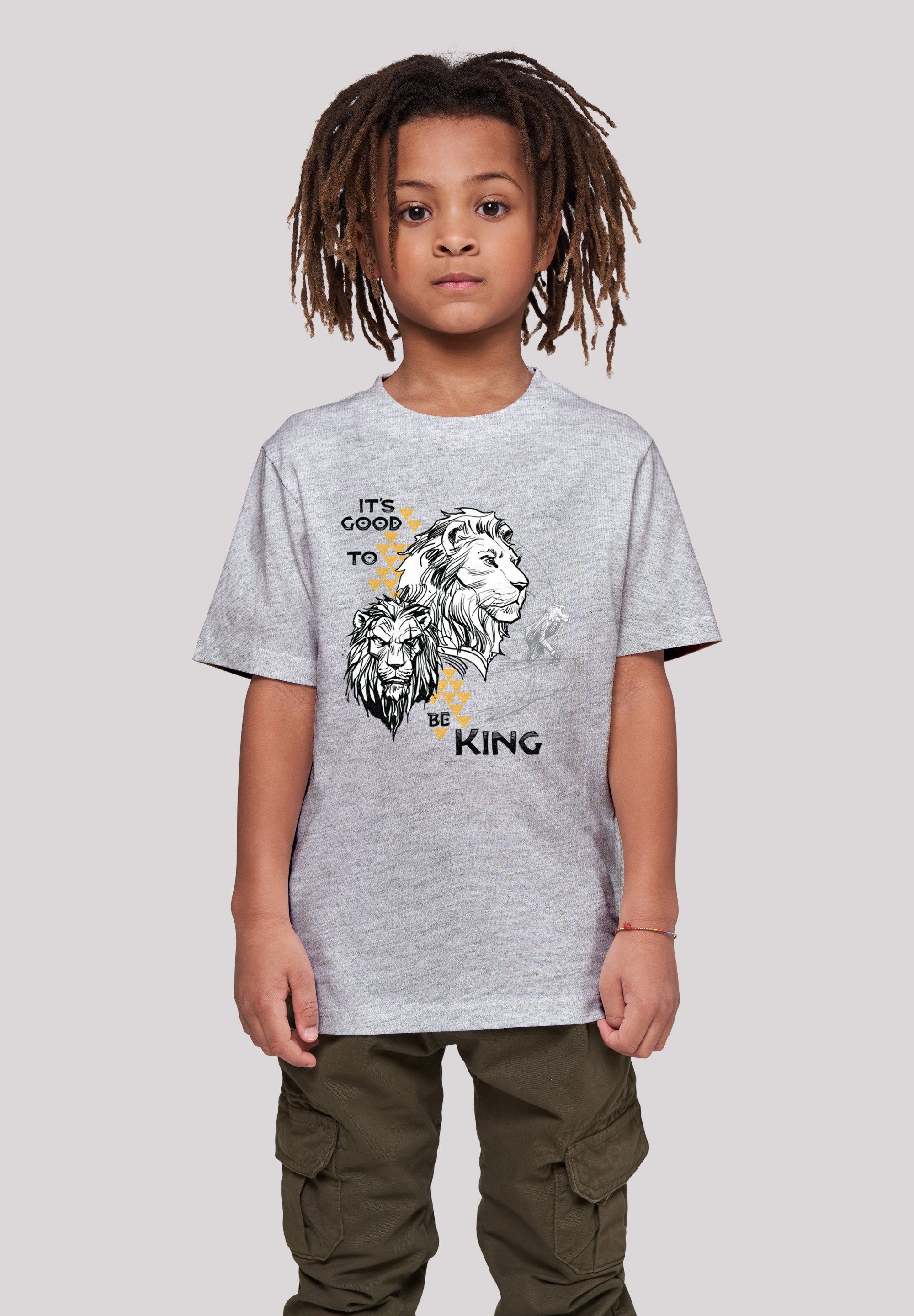 King Löwen der Print Disney It's Movie Good grey Be König heather T-Shirt F4NT4STIC To