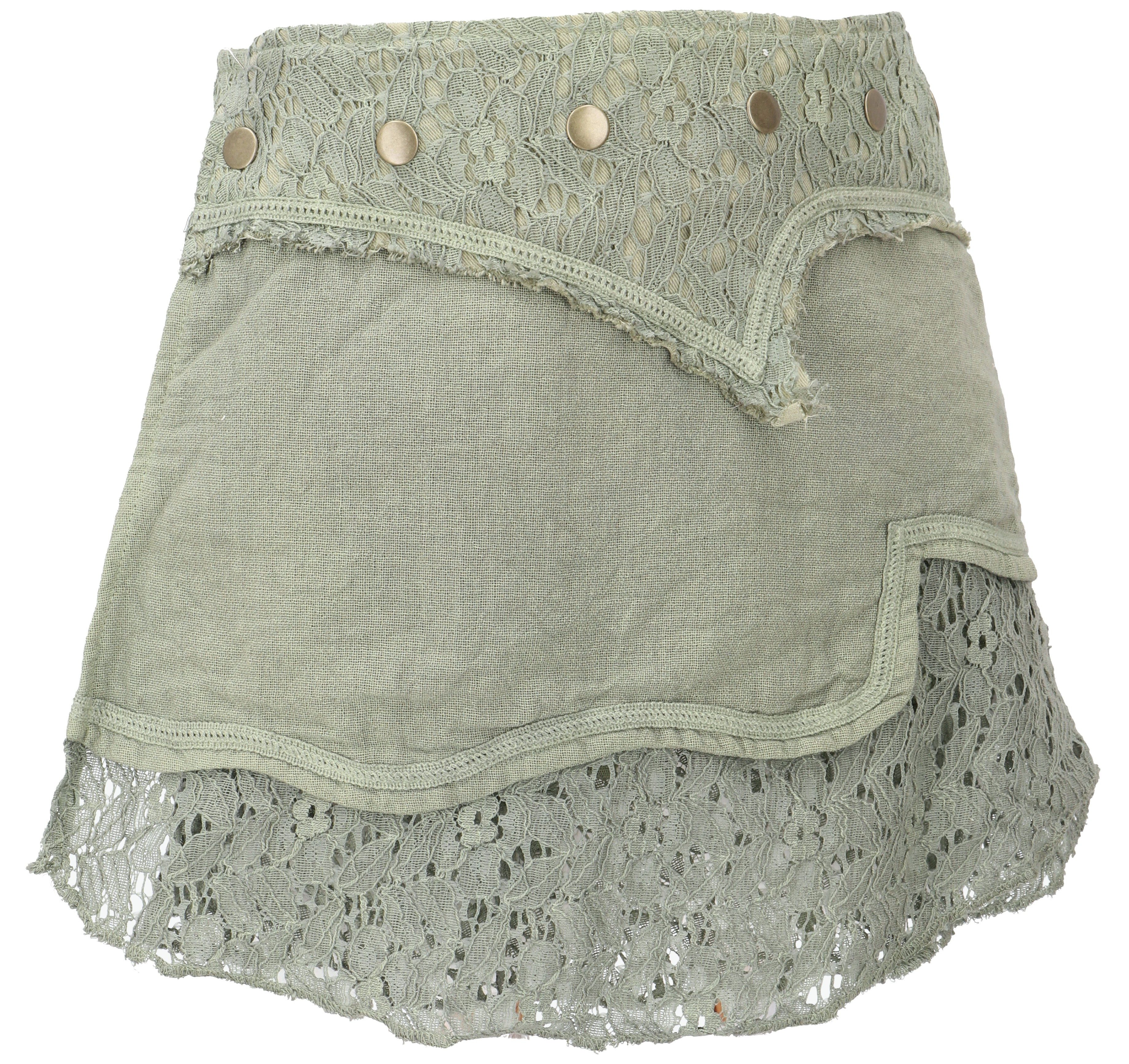 Guru-Shop Minirock Natürlicher Goa Sommerrock, Ethno günstig online kaufen