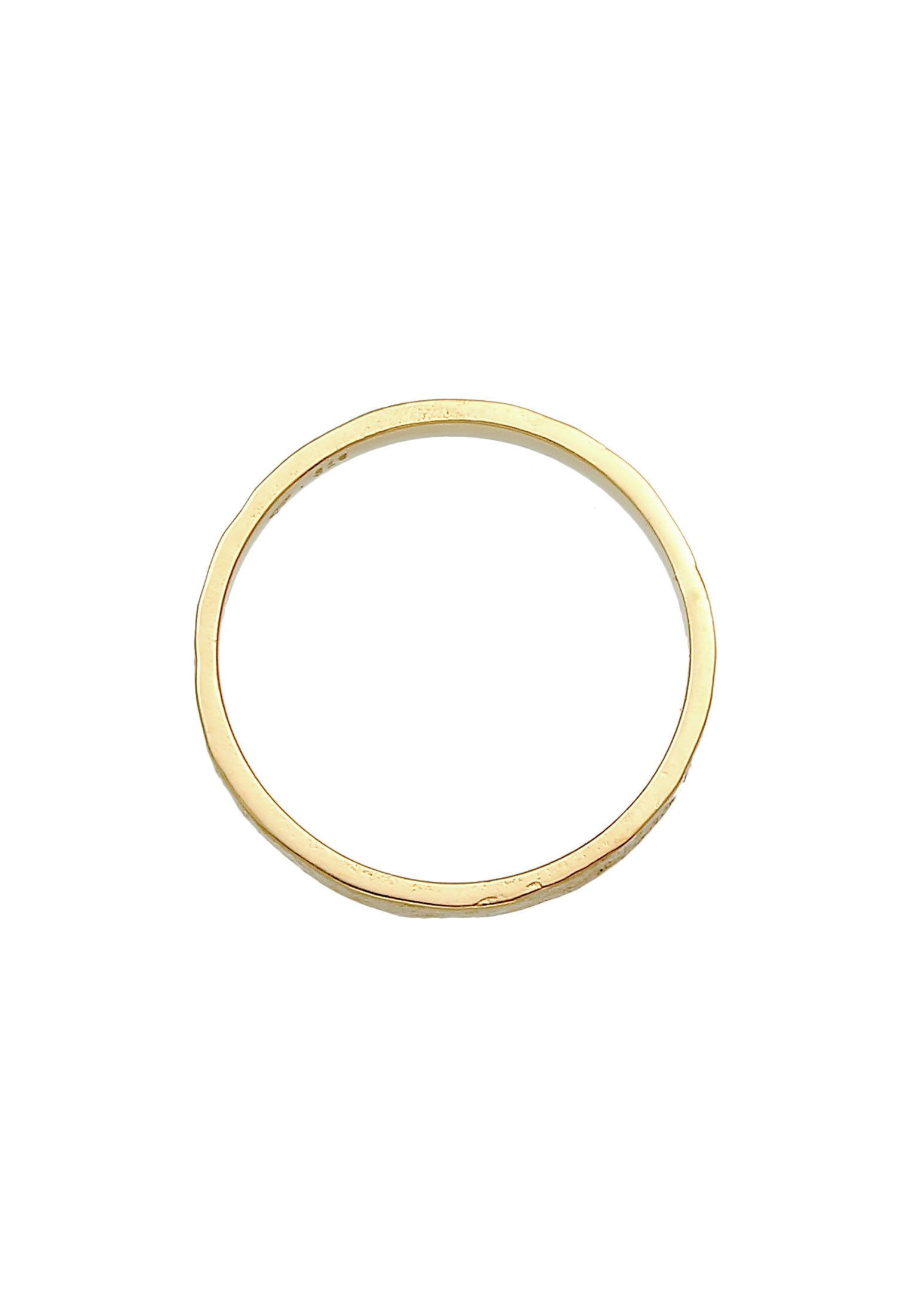 Elli Fingerring Bandring Partnerring Basic Organic Look 925 Silber