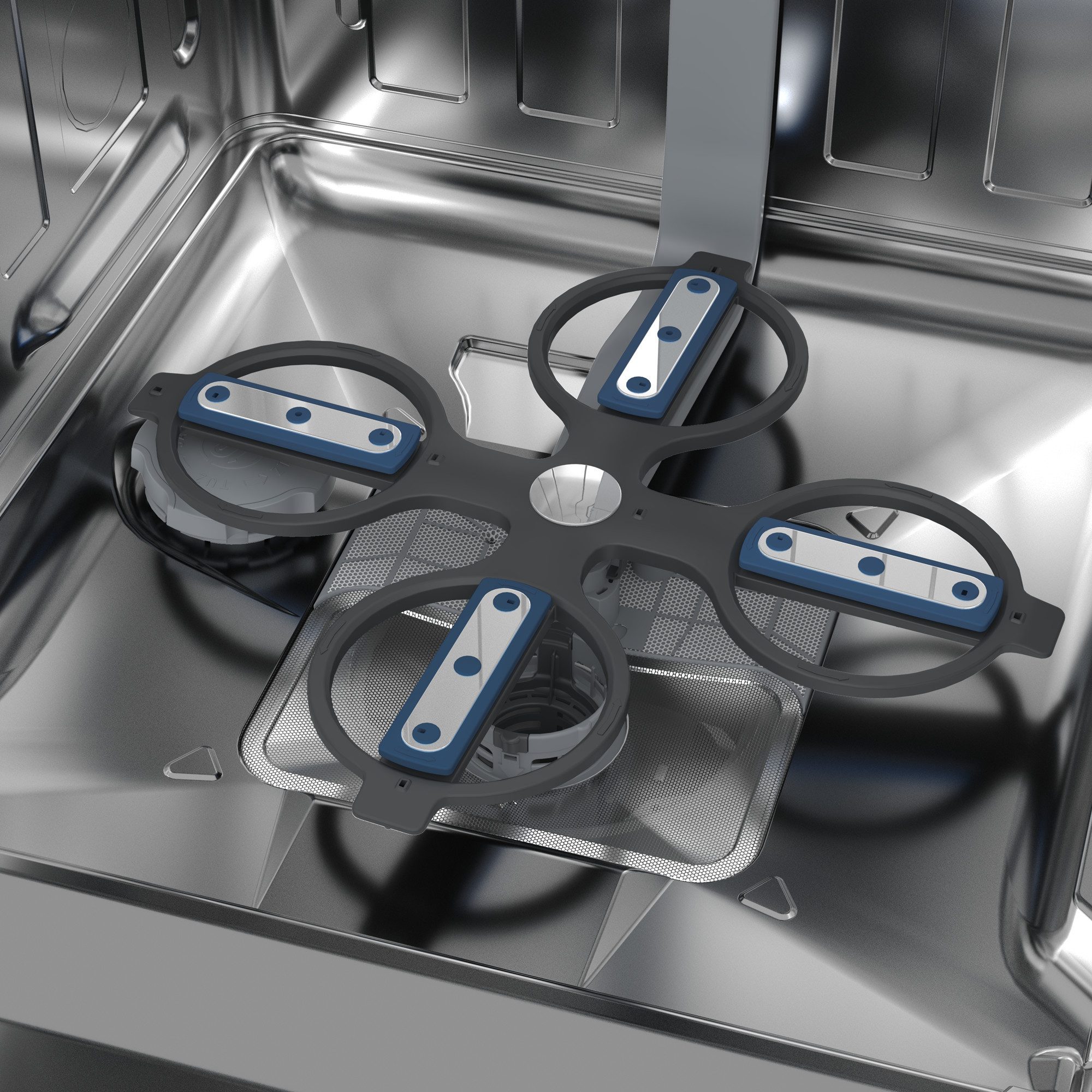 BEKO Standgeschirrspüler BDFN36550XP, 8,9 l, 15 Maßgedecke, Doppelt gut organisiert – inklusive Besteckschublade und Besteckkorb – Bild 5 von 5
