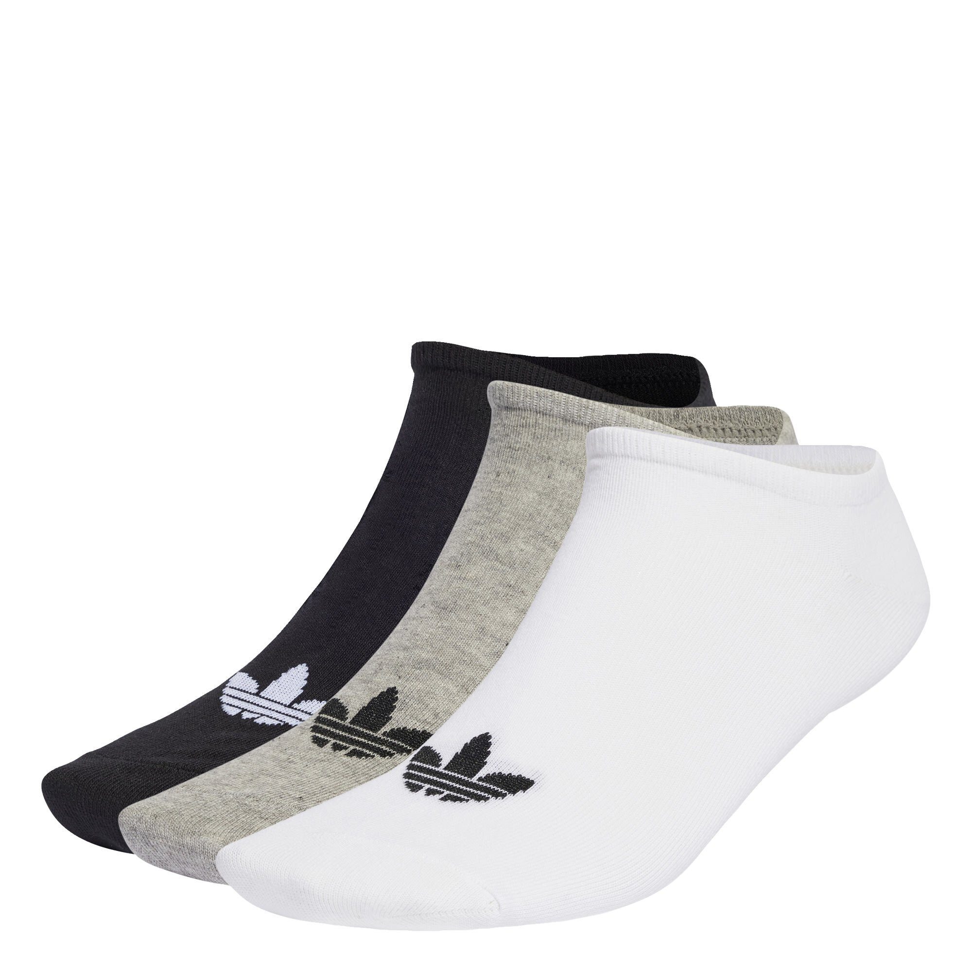 adidas Originals Sportsocken TREFOIL LINER SOCKEN, 6 PAAR White / Medium Grey Heather / Black