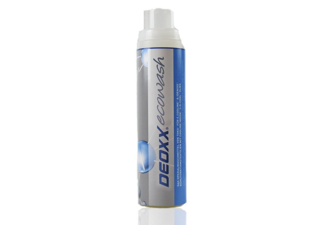 E.COOLINE Deoxx EcoWash - für Kühlkleidung von E.Cooline und SlimCOOL Spezialwaschmittel (Sehr ergiebig: eine Flasche reicht für ca. 10 Waschgänge (250 ml)