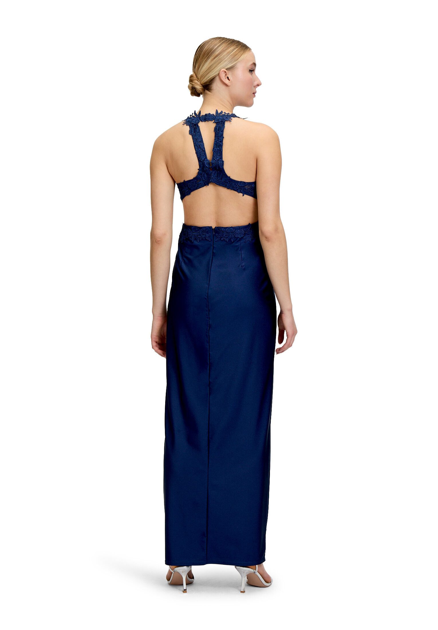 Vera Mont Abendkleid Damen mit Strass Rückenfrei