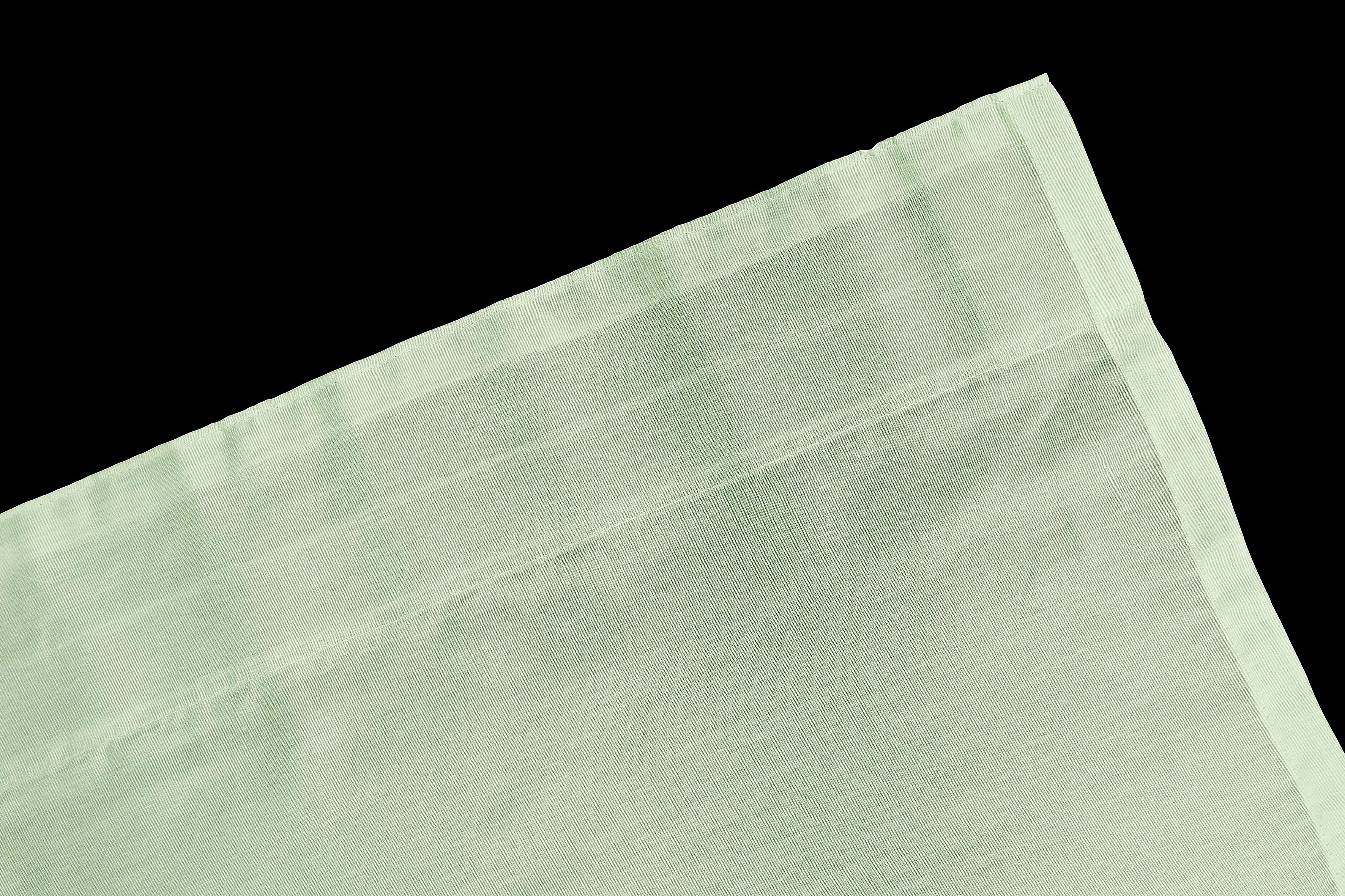 Batist, Multifunktionsband transparent, Leonique, verschiedene Polyester, mint St), transparent (1 Größen Gardine