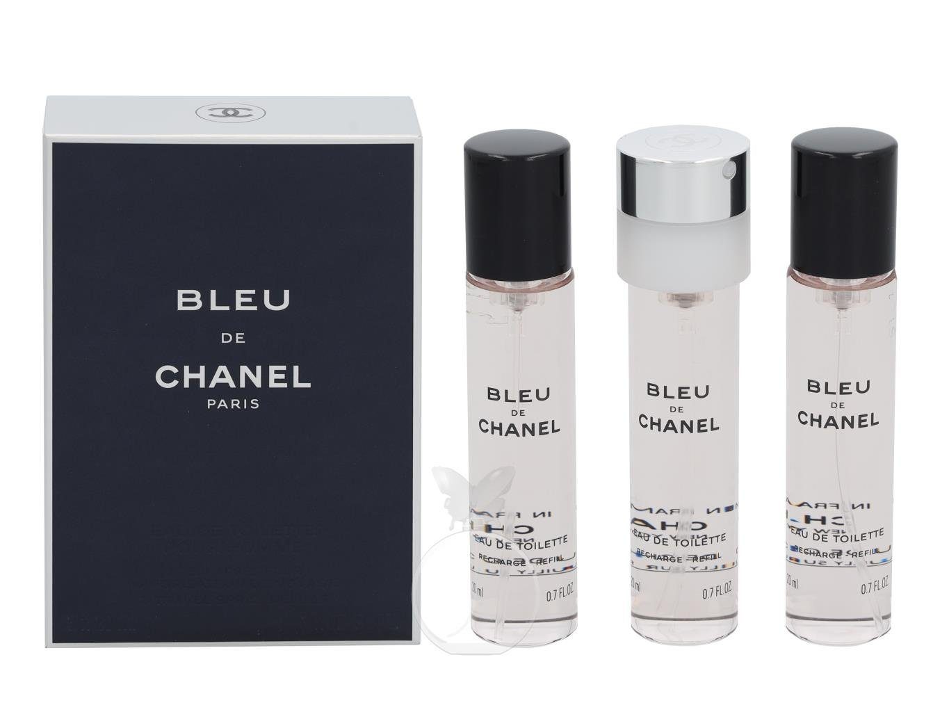 CHANEL Eau de Toilette Chanel Bleu de Chanel Eau de Toilette 3 x 20 ml ohne Zerstäuber, 1-tlg.