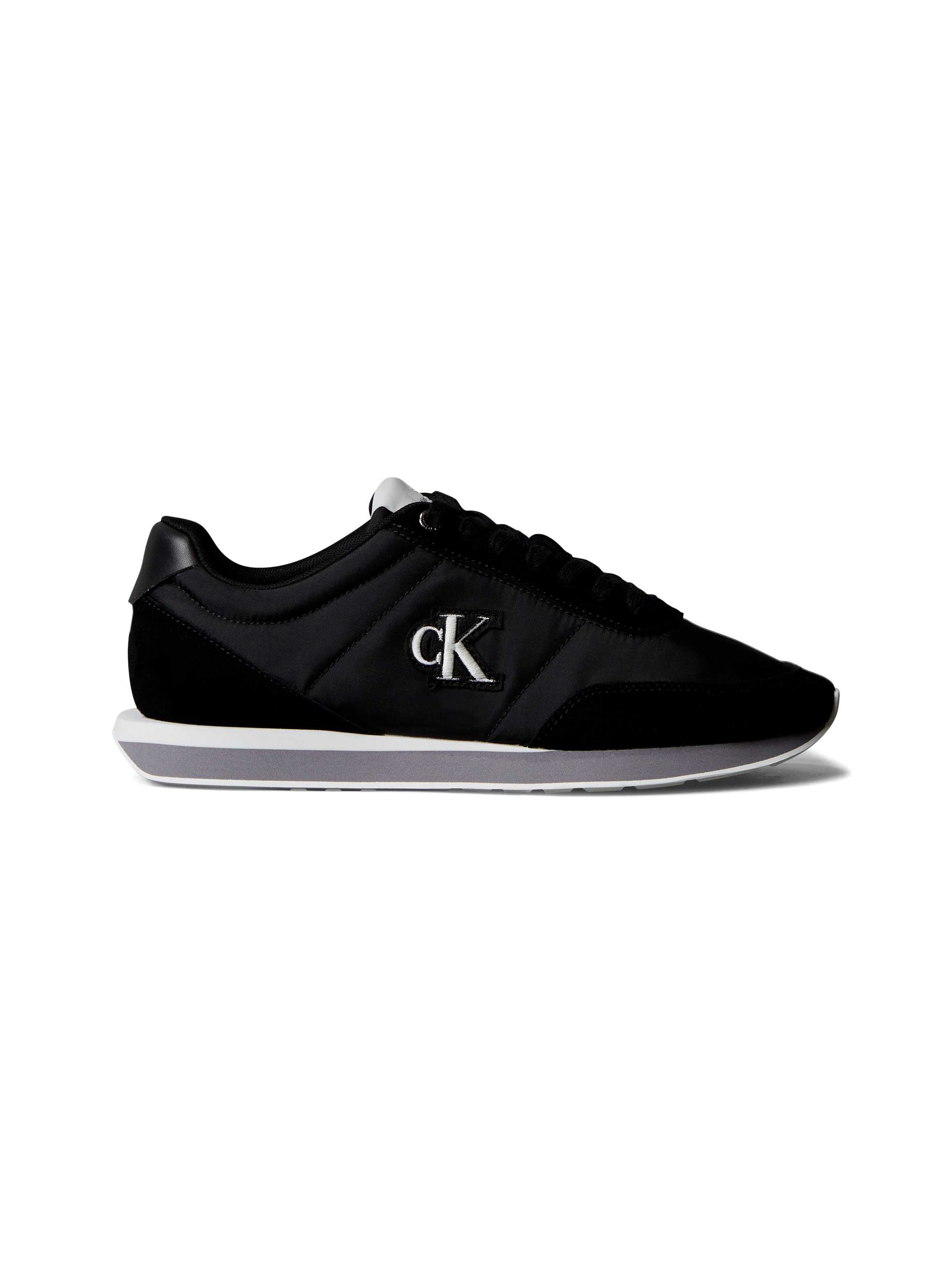 Calvin Klein Jeans RETRO RUNNER ESS MIX MAT Sneaker Freizeitschuh, Halbschuh, Schnürschuh mit Logo-Emblem – Bild 4 von 5