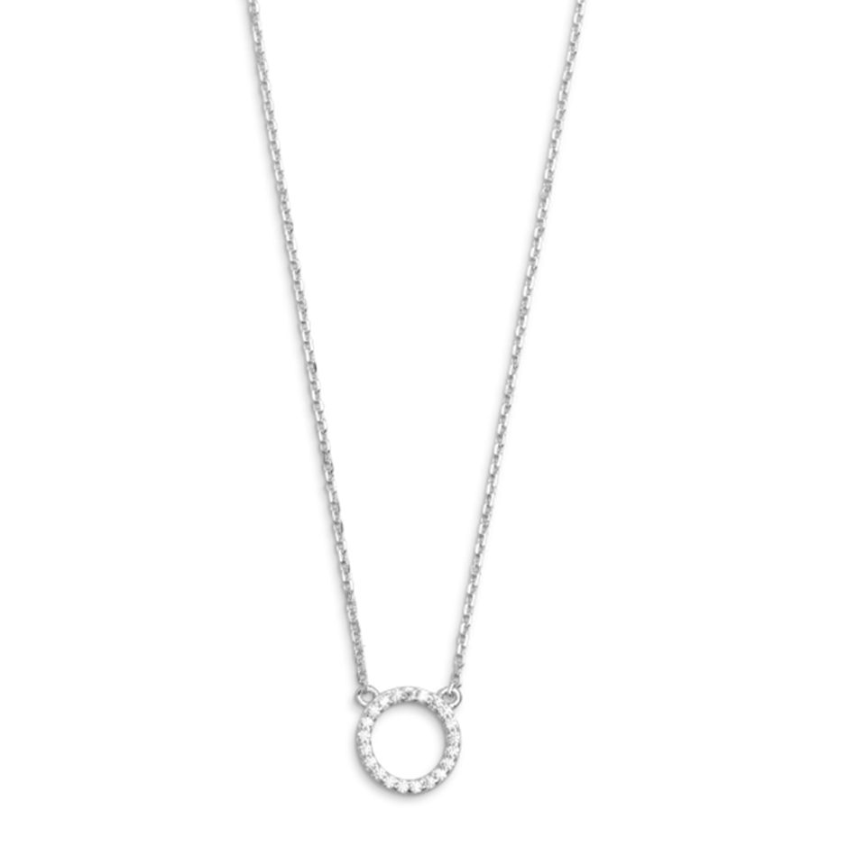 XENOX Kette mit Anhänger XENOX Kette Damen "Symbolic Power" Silber Zirkonia XS3573