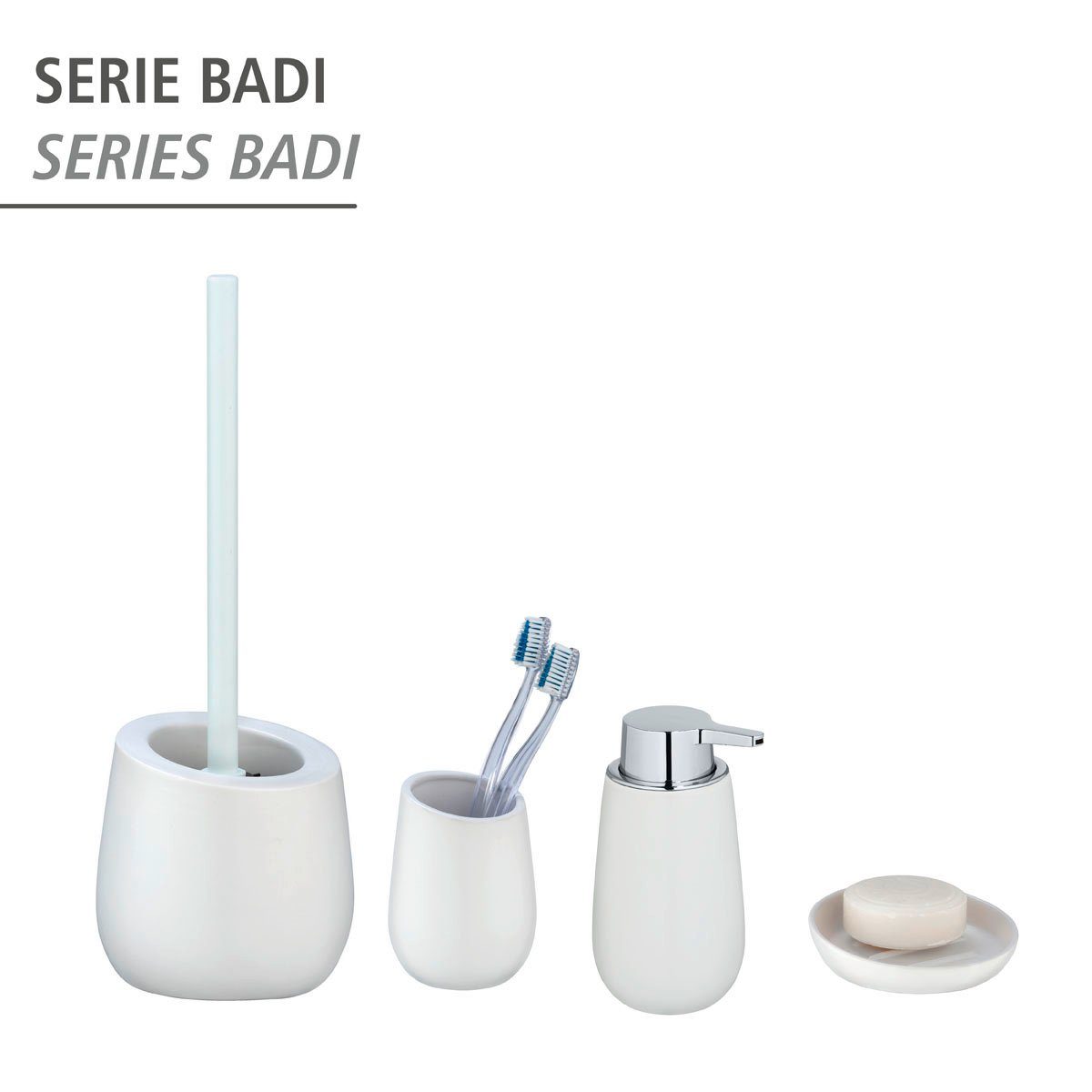 WENKO Seifenspender Badi, (1-tlg), Weiß, Keramik, günstig online kaufen