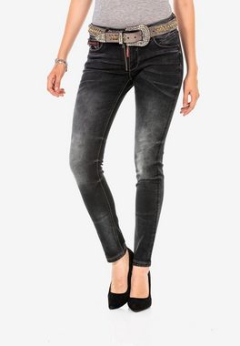 Cipo & Baxx Slim-fit-Jeans im klassischen 5-Pocket-Stil