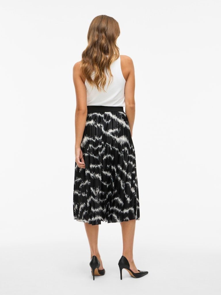 Vila A-Linien-Rock VINITBAN PRINT MIDI SKIRT