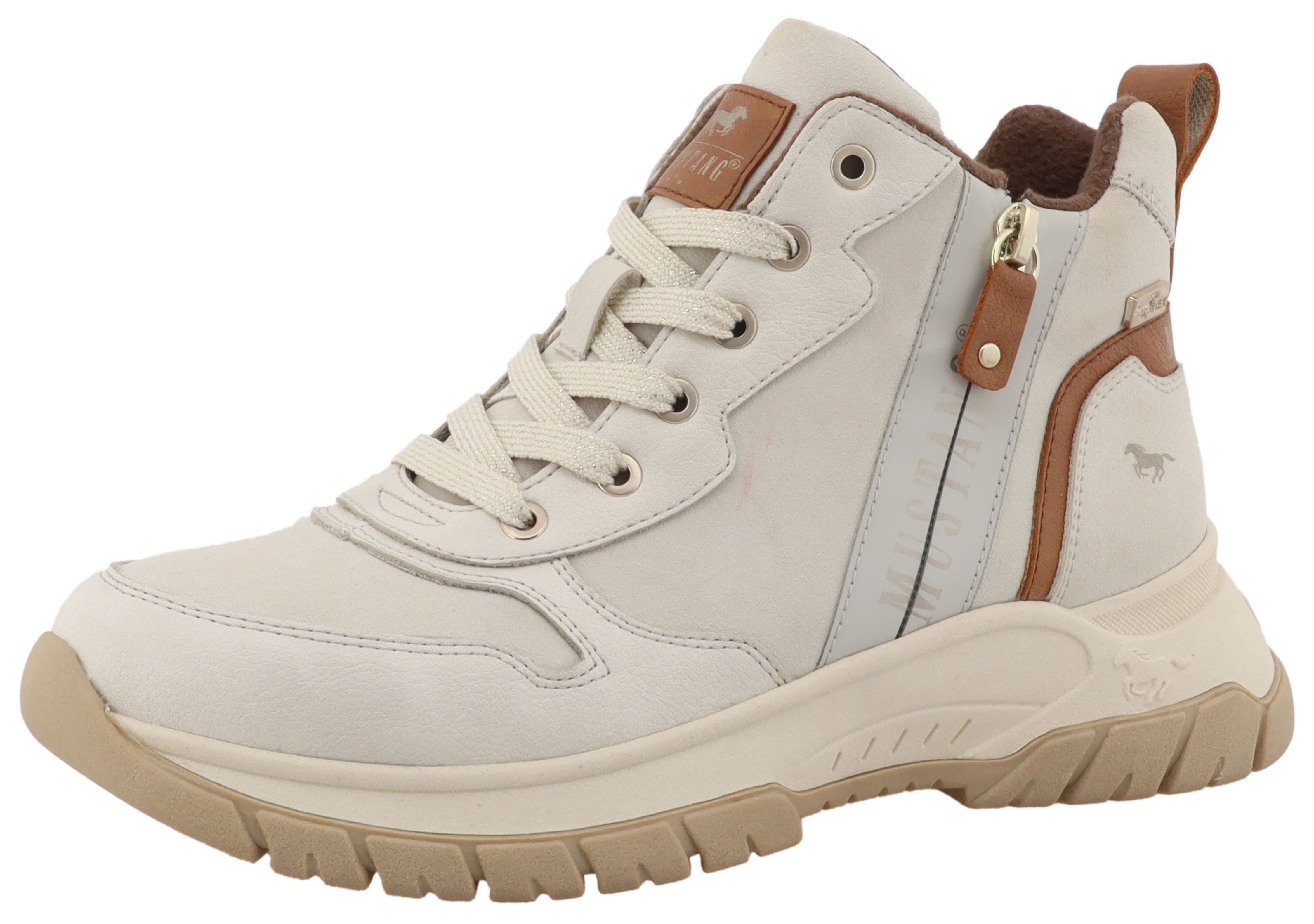 Mustang Shoes Raissa Winterboots Schnürboot, Trekkingboots mit TEX-Membrane