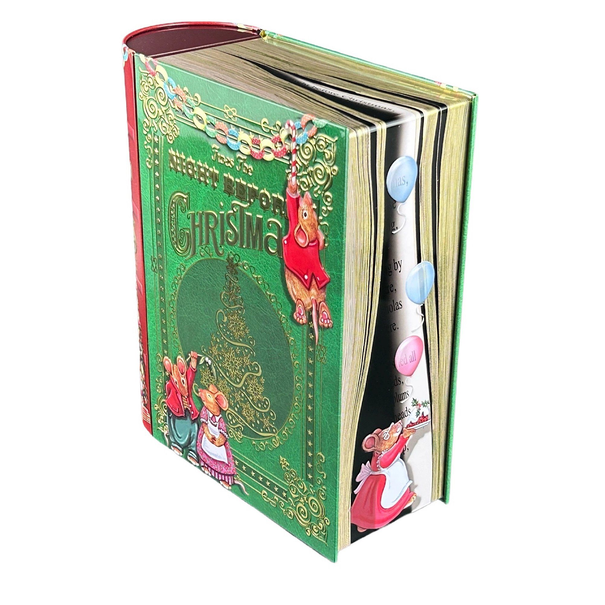 Keksdose Große Buchdose Night Before Christmas