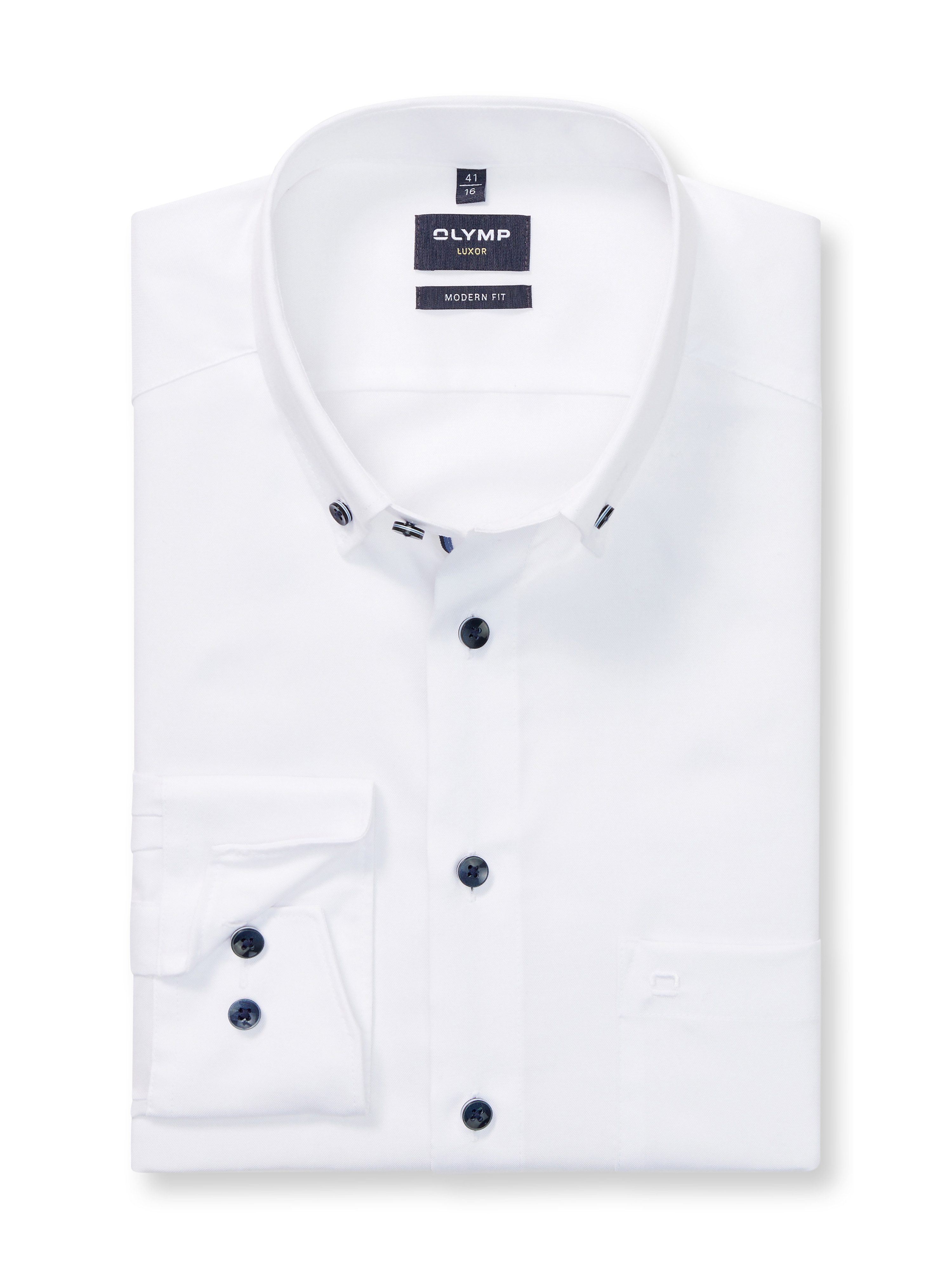 OLYMP Langarmhemd Luxor modern fit modern fit, Businesshemd, Button-down-Kr günstig online kaufen