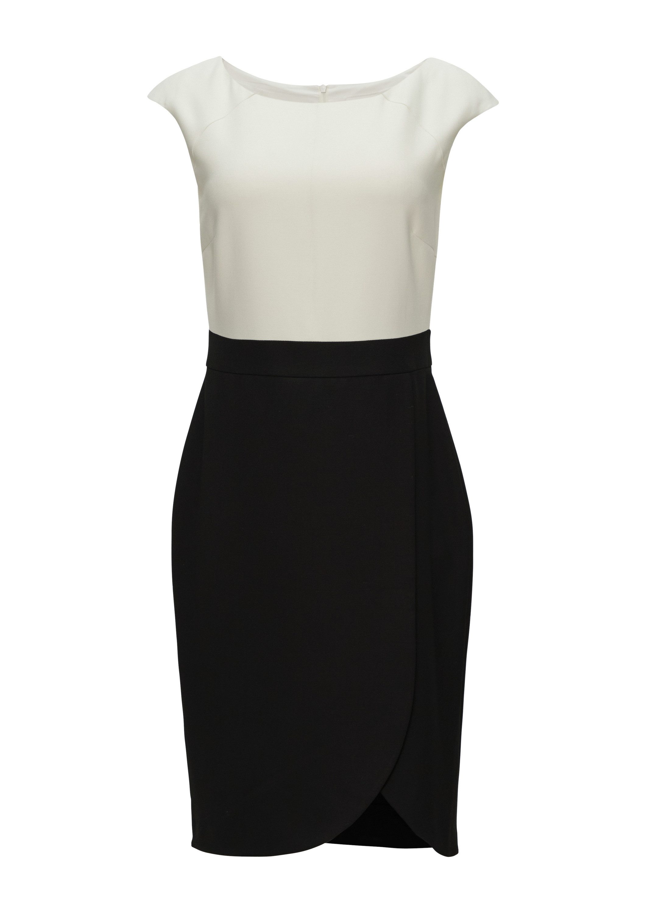 s.Oliver Minikleid Kleid Ärmelloses Etuikleid aus Viskosemix günstig online kaufen