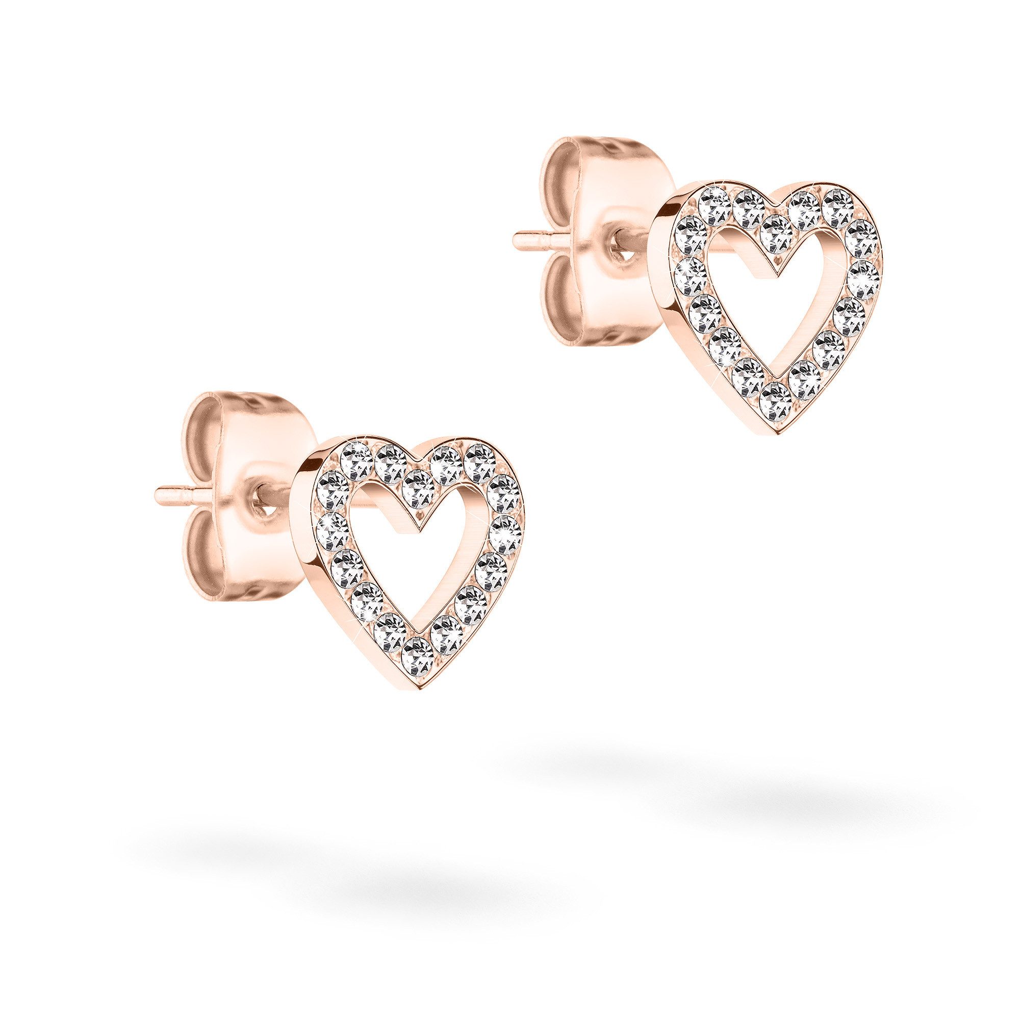 Tamaris Paar Ohrstecker Sparkling Hearts Edelstahl