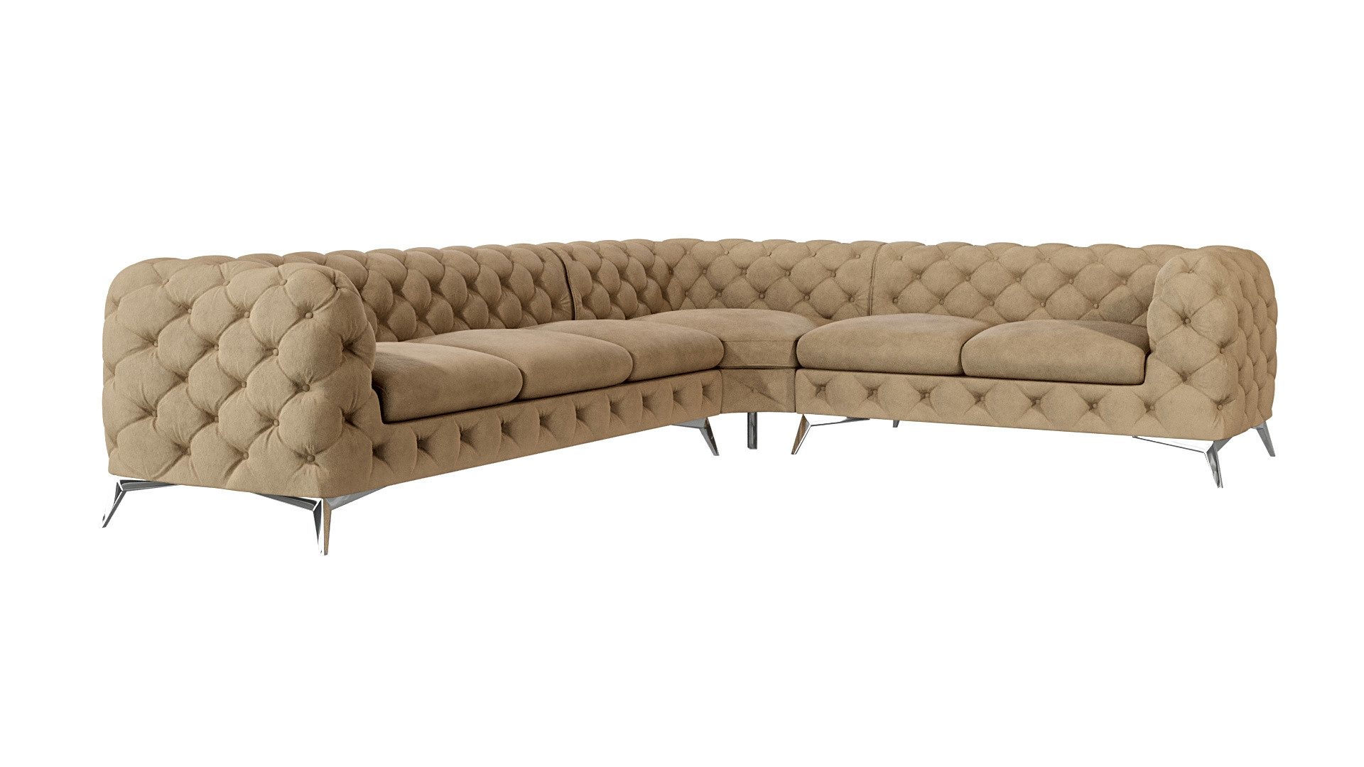 S-Style Möbel Ecksofa Kalina, Chesterfield mit günstig online kaufen