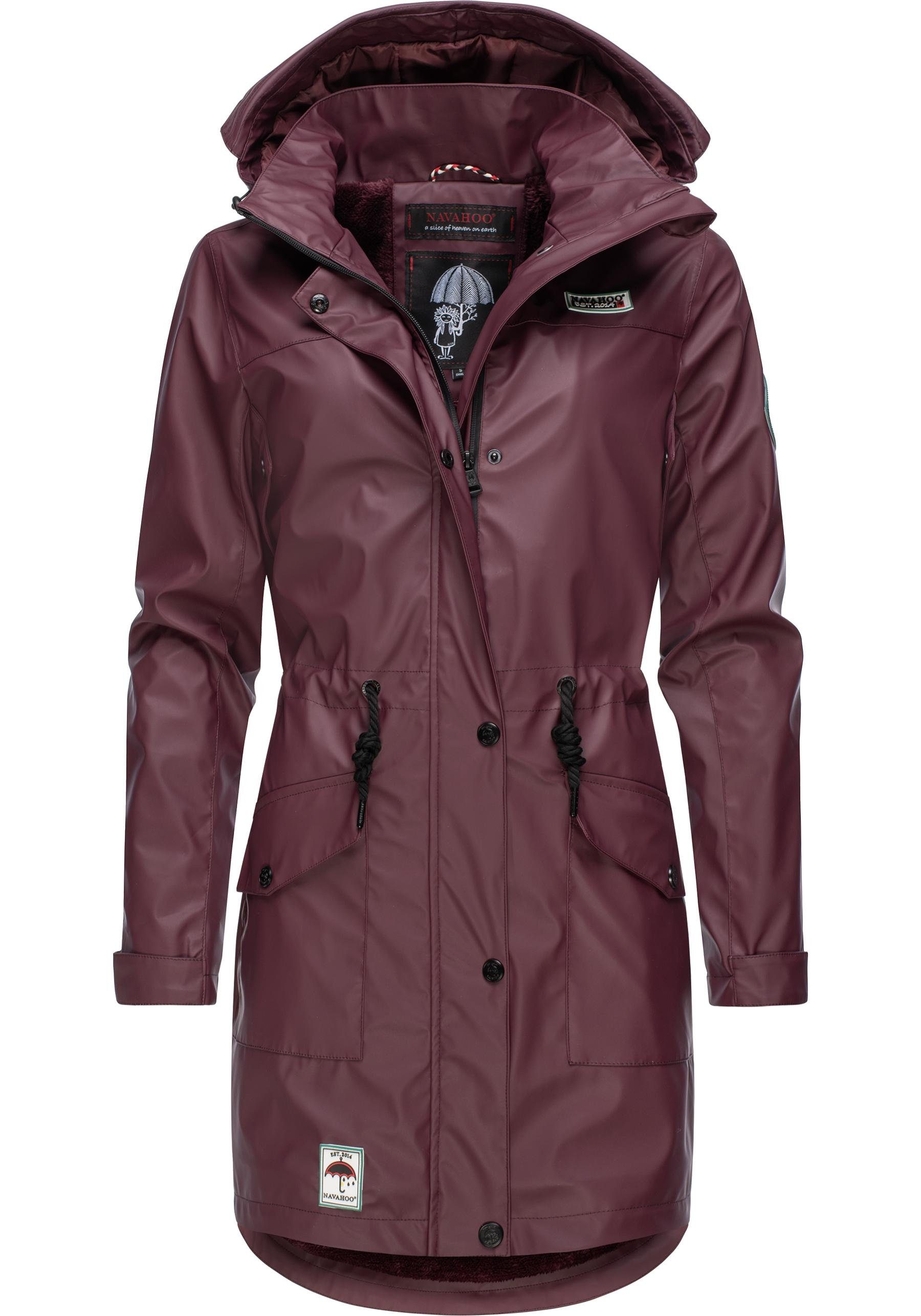 Navahoo Outdoorjacke Deike modischer Damen Outdoor Regenmantel günstig online kaufen