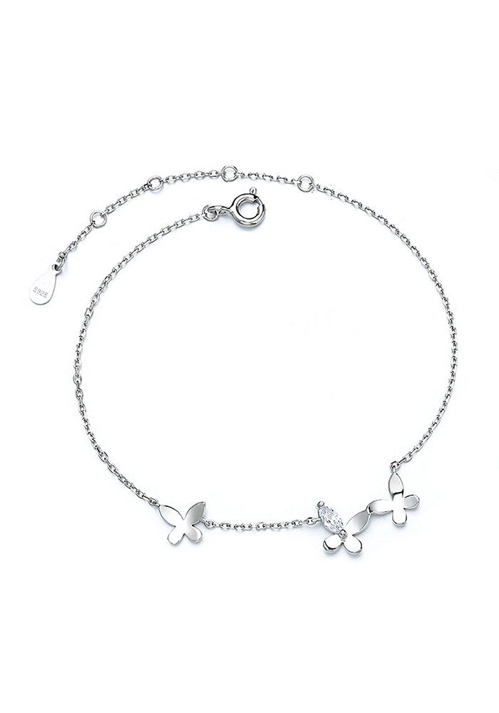 Color Design Armband Silberarmband Schmetterling CD-SMK-25, Armkette mit Zi günstig online kaufen
