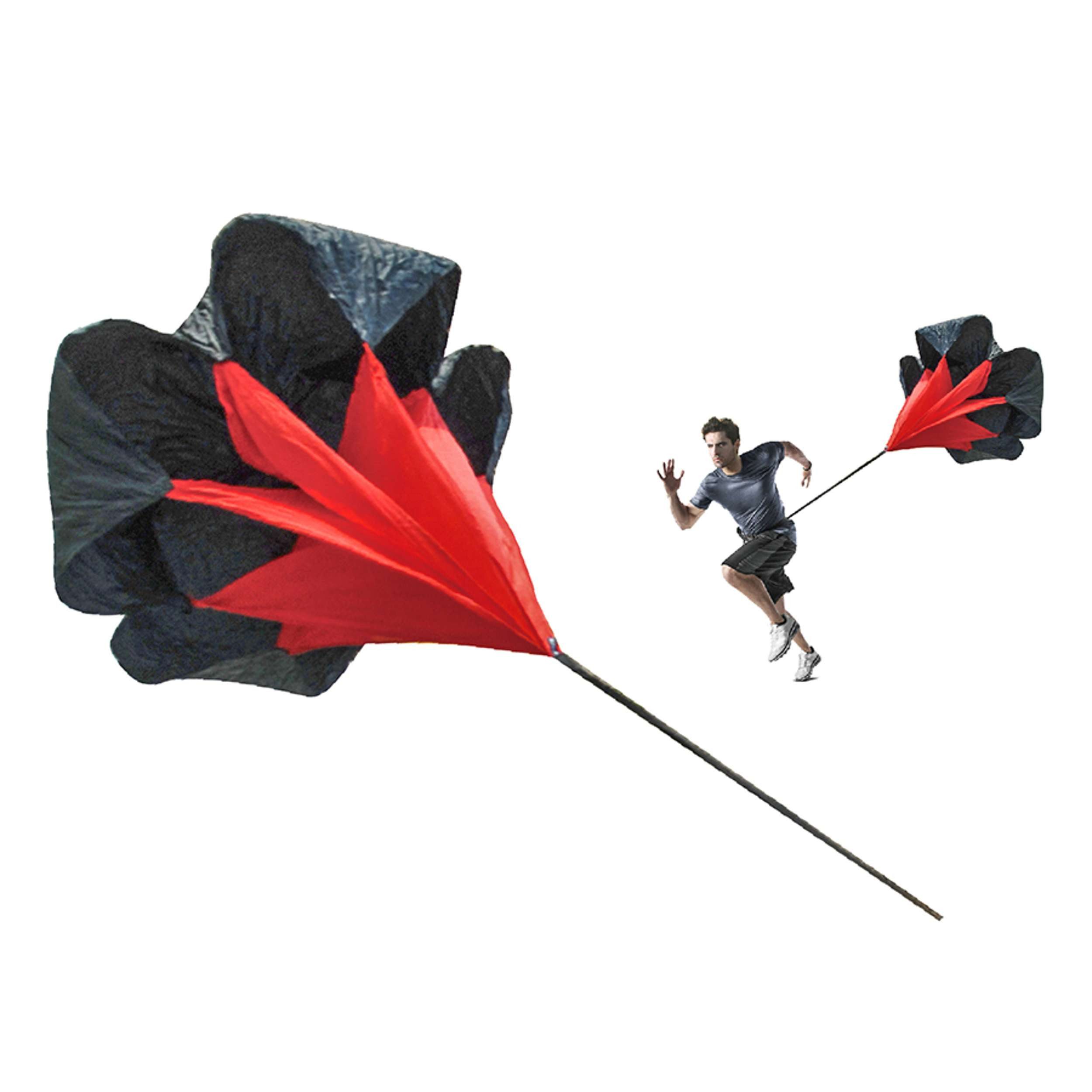 Tunturi Schlingentrainer Resistance Parachute - Fitness Fallschirm - Schwarz
