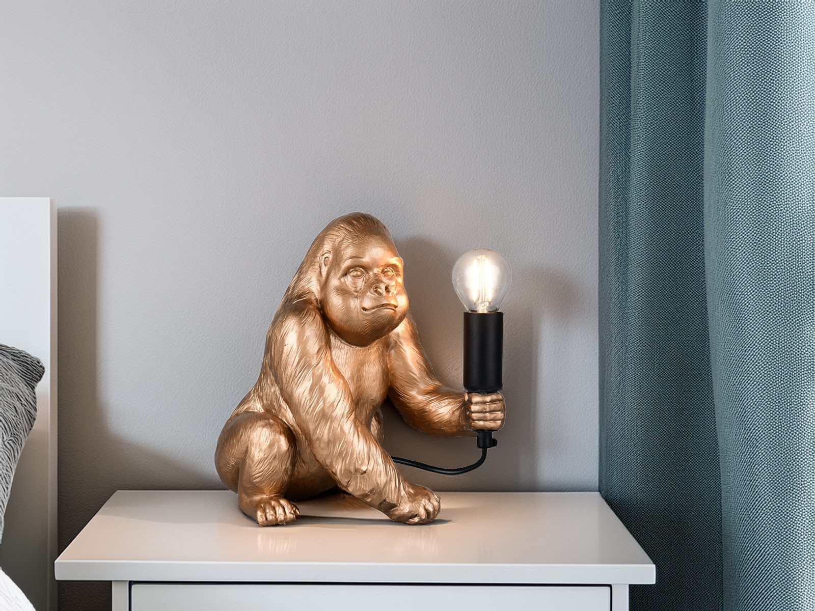 Reality Leuchten LED Nachttischlampe, Dimmfunktion, LED günstig online kaufen