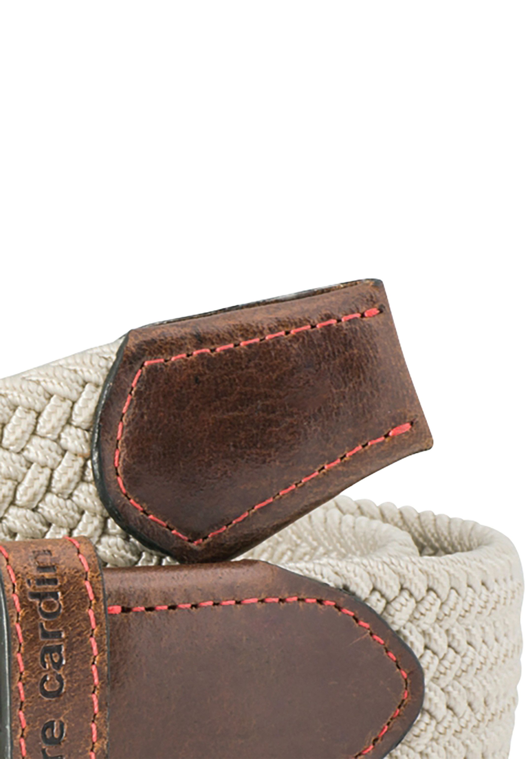 Pierre Cardin Flechtgürtel Basic (1-St) Flechtgürtel - Textilgürtel mit hochwertigen Lederenden