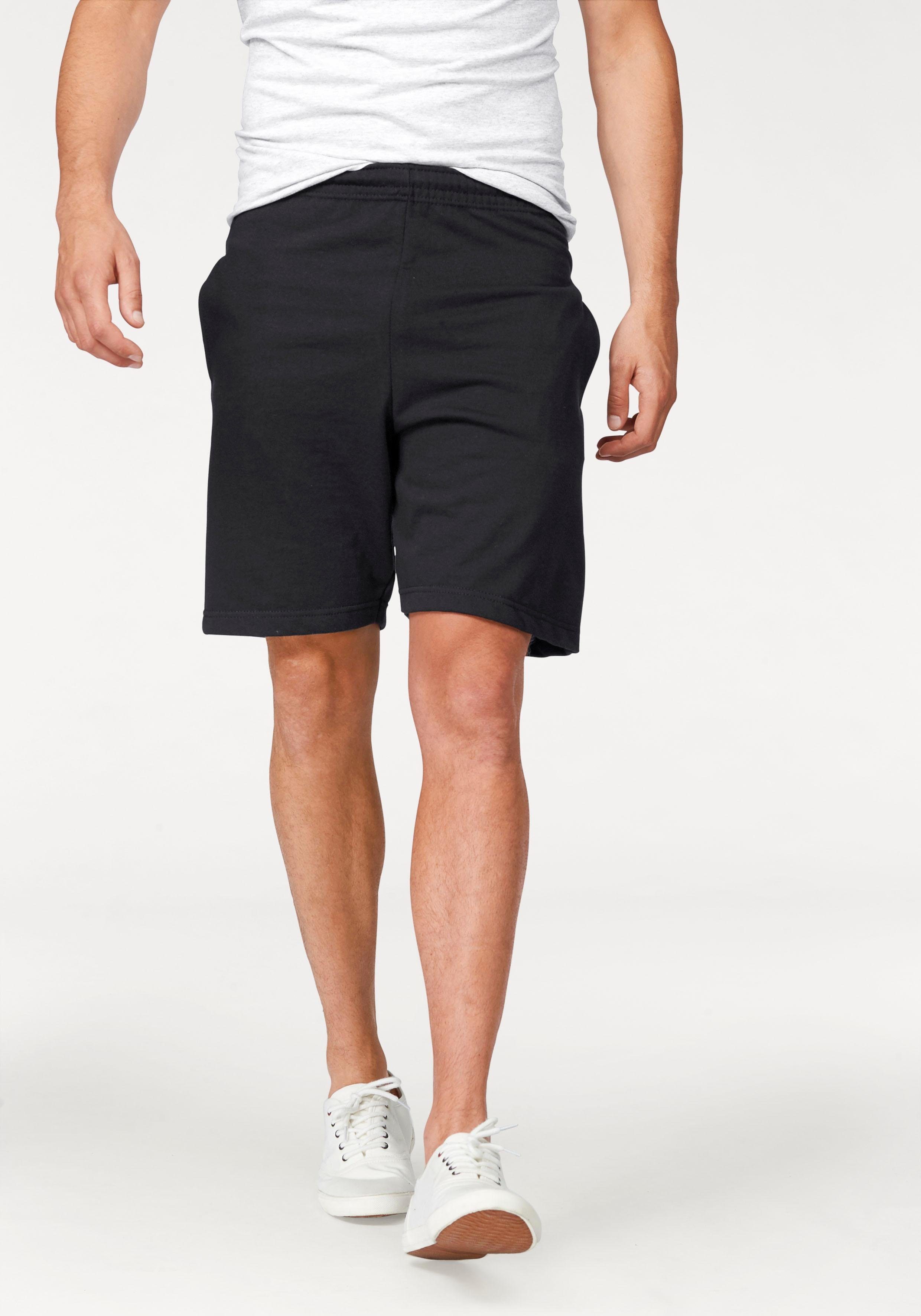 Fruit of the Loom Sweatshorts in Form schwarz bequemer