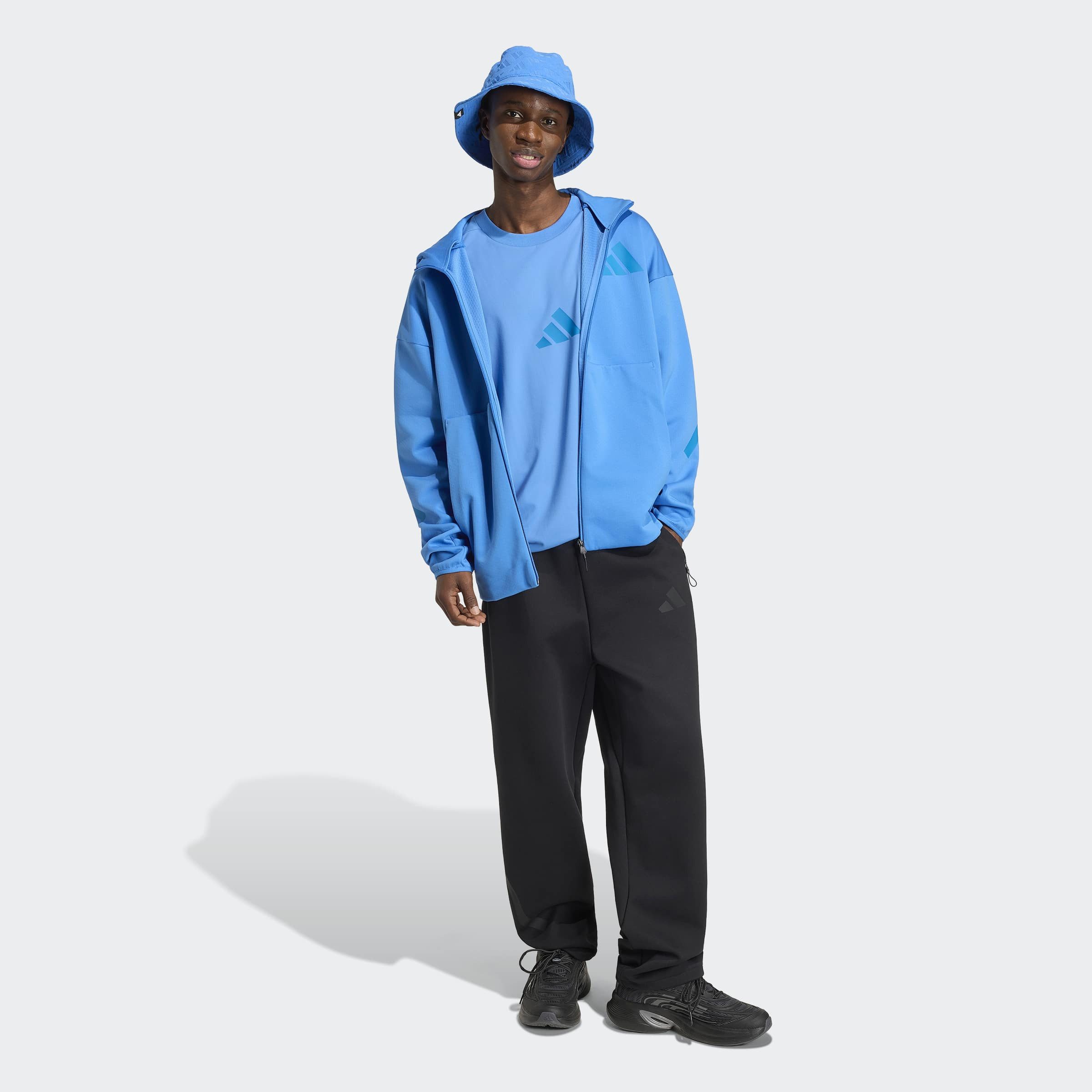 adidas Sportswear Kapuzensweatshirt NEW ADIDAS Z.N.E. ZIP-HOODIE für sportliche Aktivitäten, aus Polyester und Baumwolle