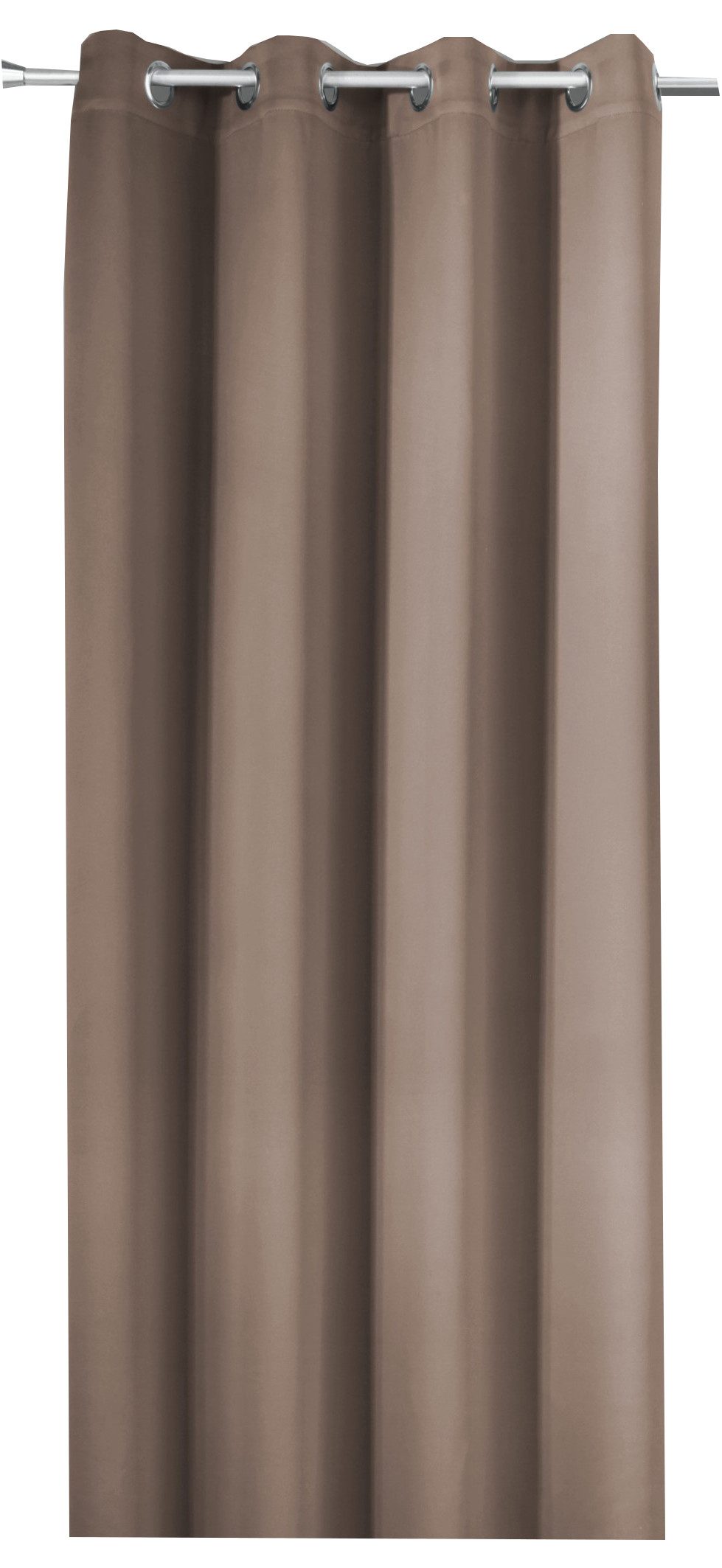 novumfix Verdunkelungsvorhang Sunout/55 Taupe Thermovorhang XXL Ösen bis 35 günstig online kaufen