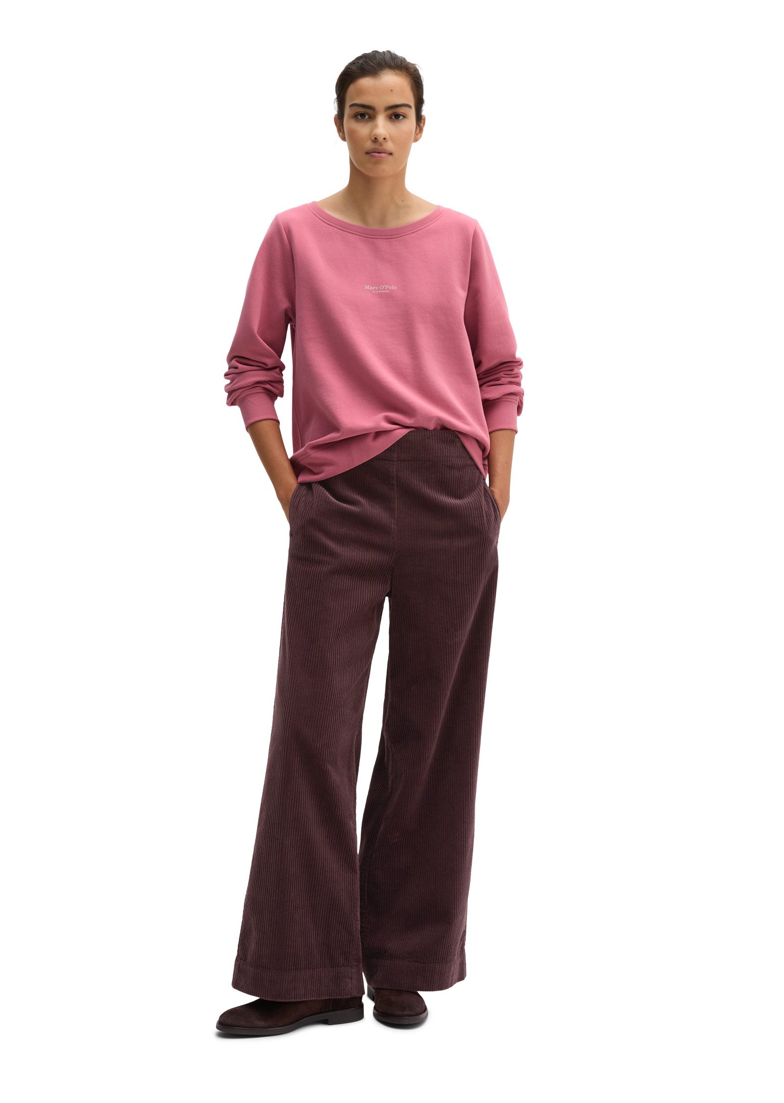 Marc O'Polo Sweatshirt mit gepeachter Oberfläche – Bild 5 von 5