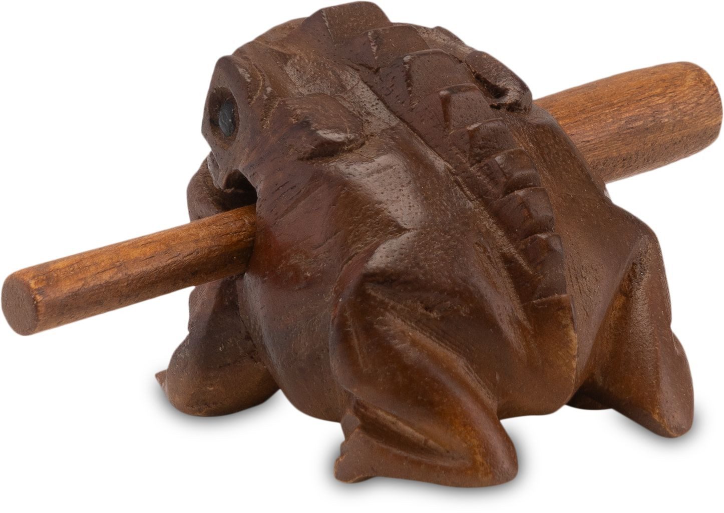 Logoplay Holzspiele Spiel, Klangfrosch Gr. 1 - 5 cm - Klangtier - Musik-/Percussion-Instrument aus Holz Holzspielzeug